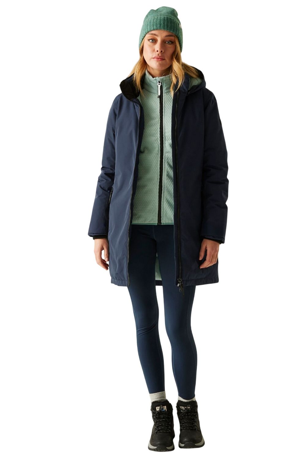 Navy Marron Insulated Waterproof Jacket, Image 6 of 6