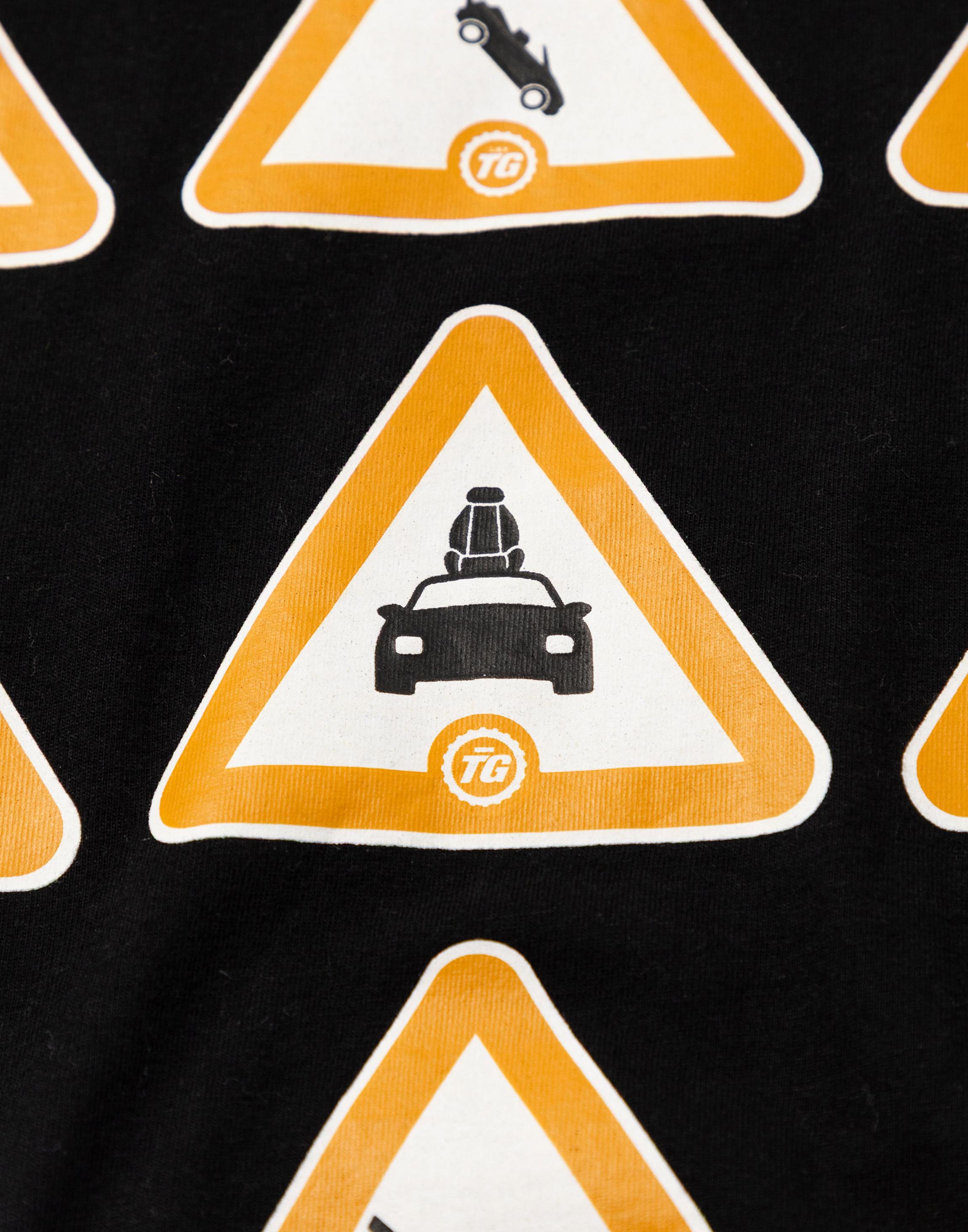 Black Top Gear Logo T-Shirt, Image 5 of 6