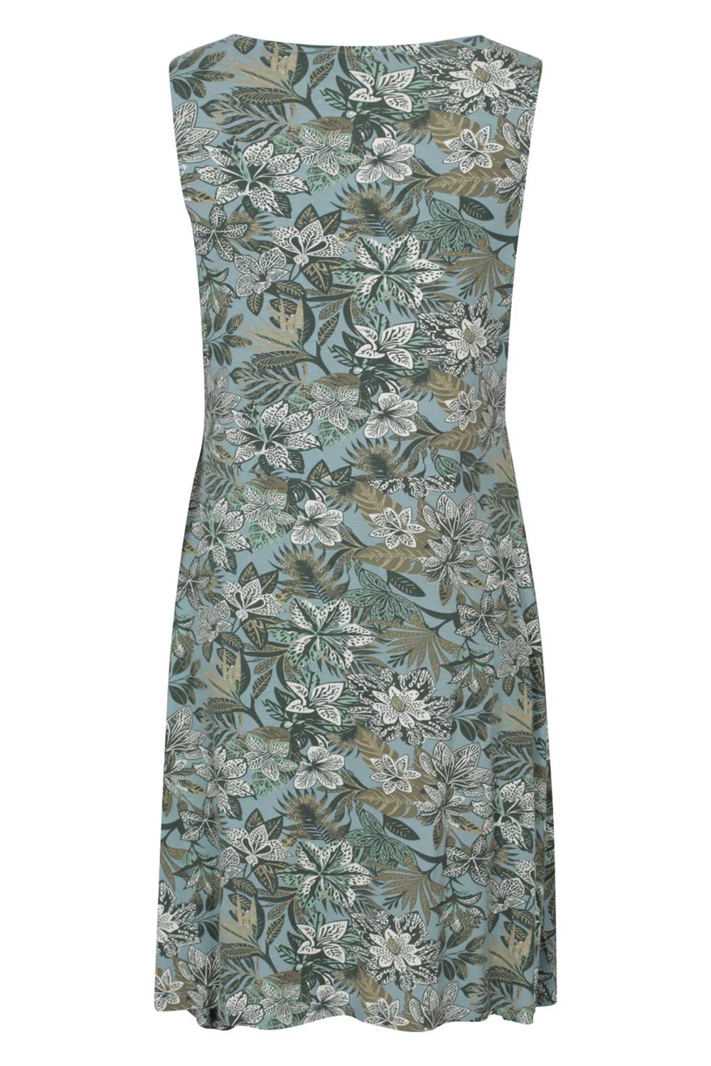 Khaki Milos Sleeveless Dress, Image 2 of 5