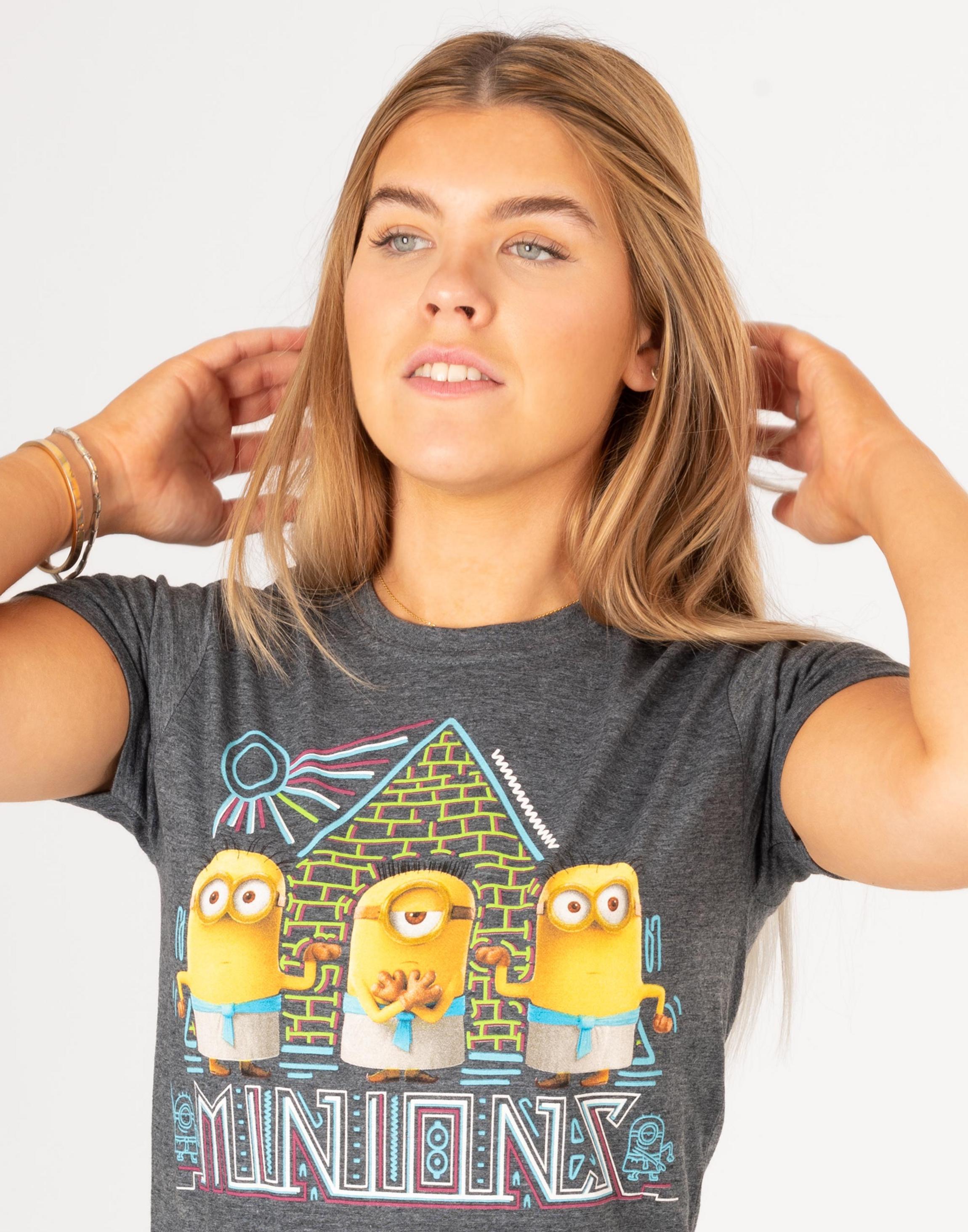 Charcoal Minions Egyptian Women's T-Shirt, Image 2 of 6