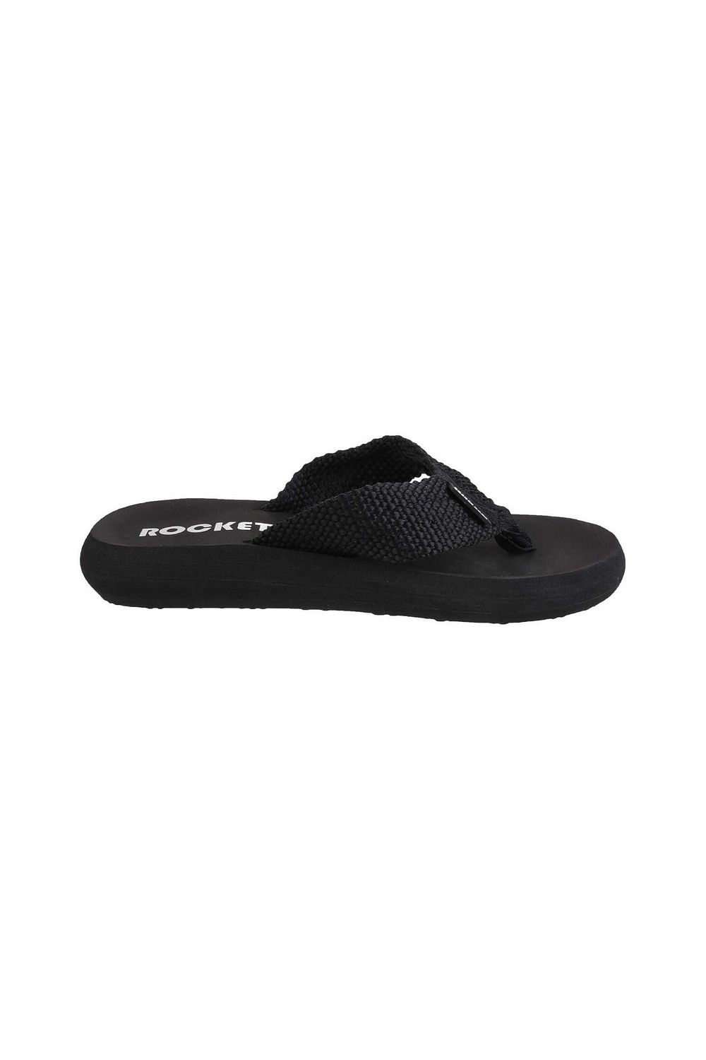 Black Sunset Slip On Sandals, Image 2 of 2