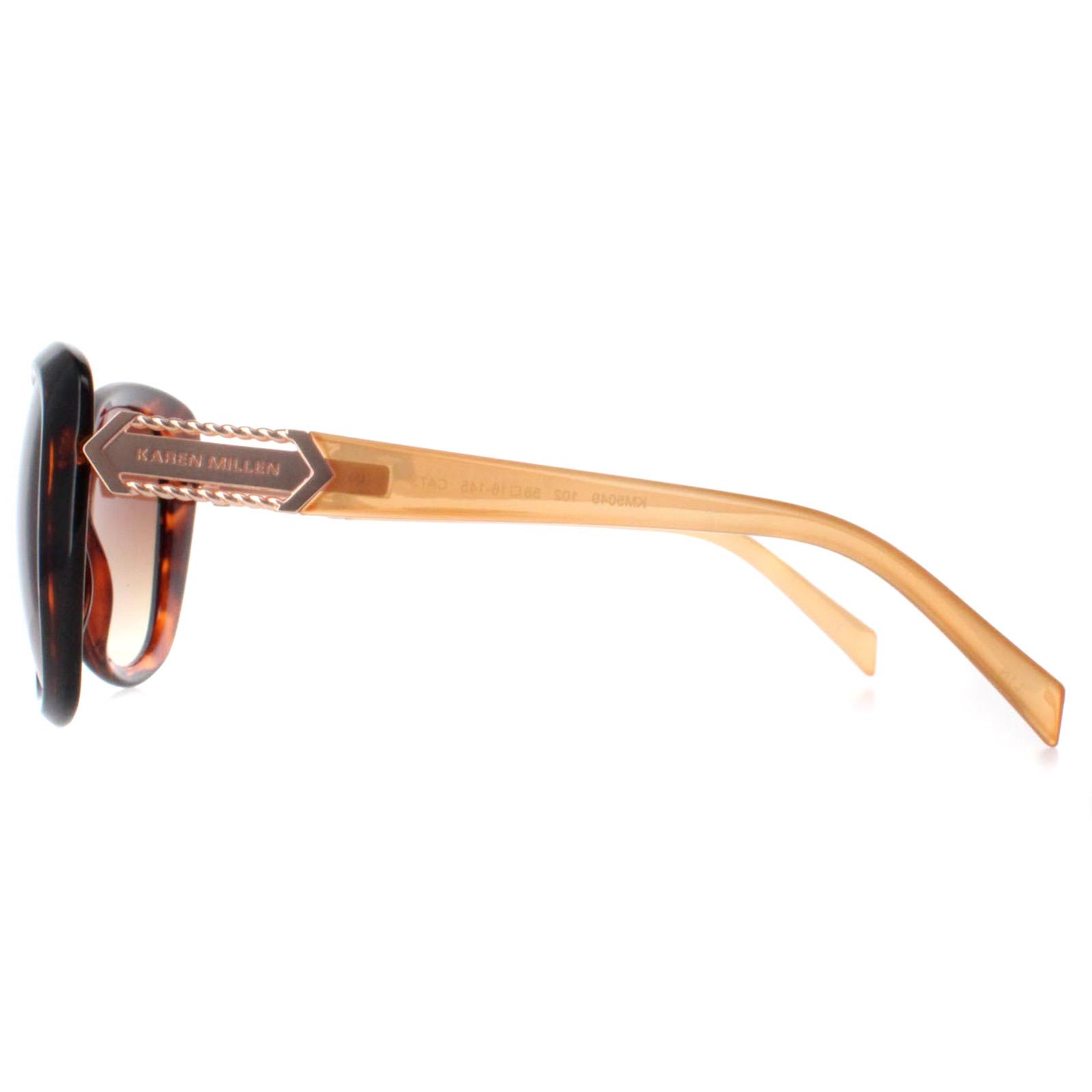 Brown Karen Millen Brown Butterfly Dark Tortoise Brown Gradient KM5049, Image 3 of 4