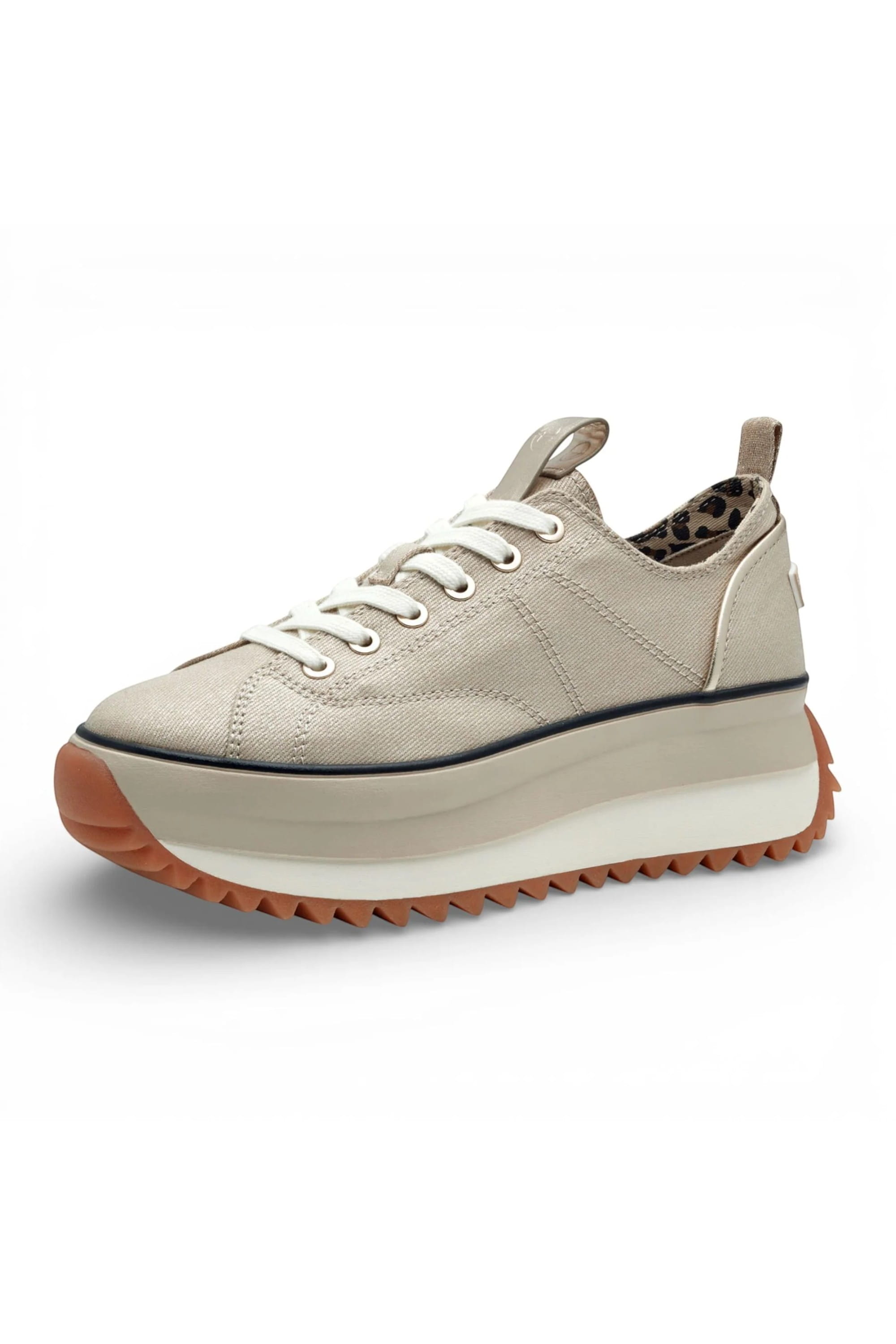 Gold Tamaris Gold Tamaris Beige Platform Lace Sneakers, Image 3 of 8
