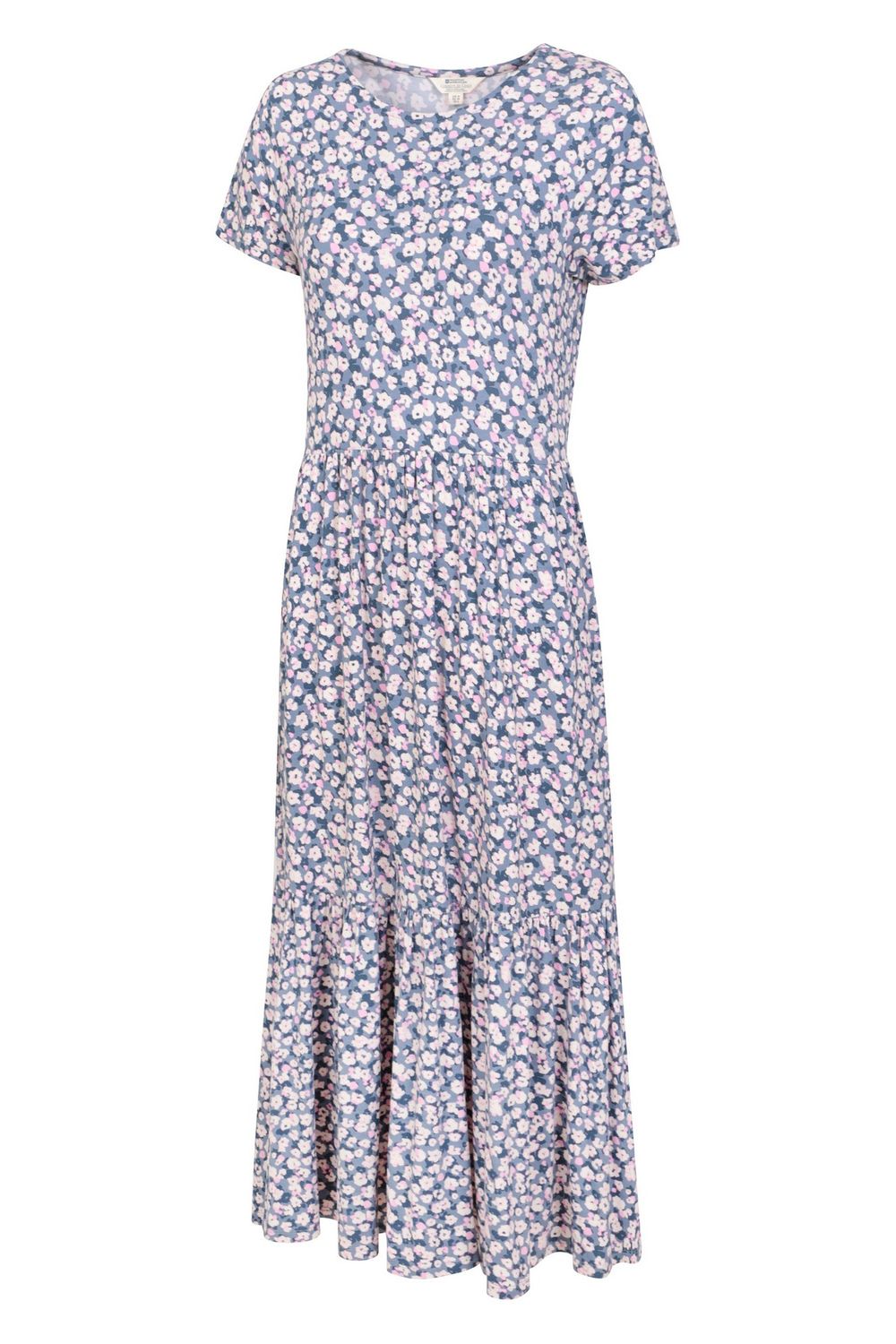 Grey Sardinia Flowers Tiered Dress, Image 4 of 4