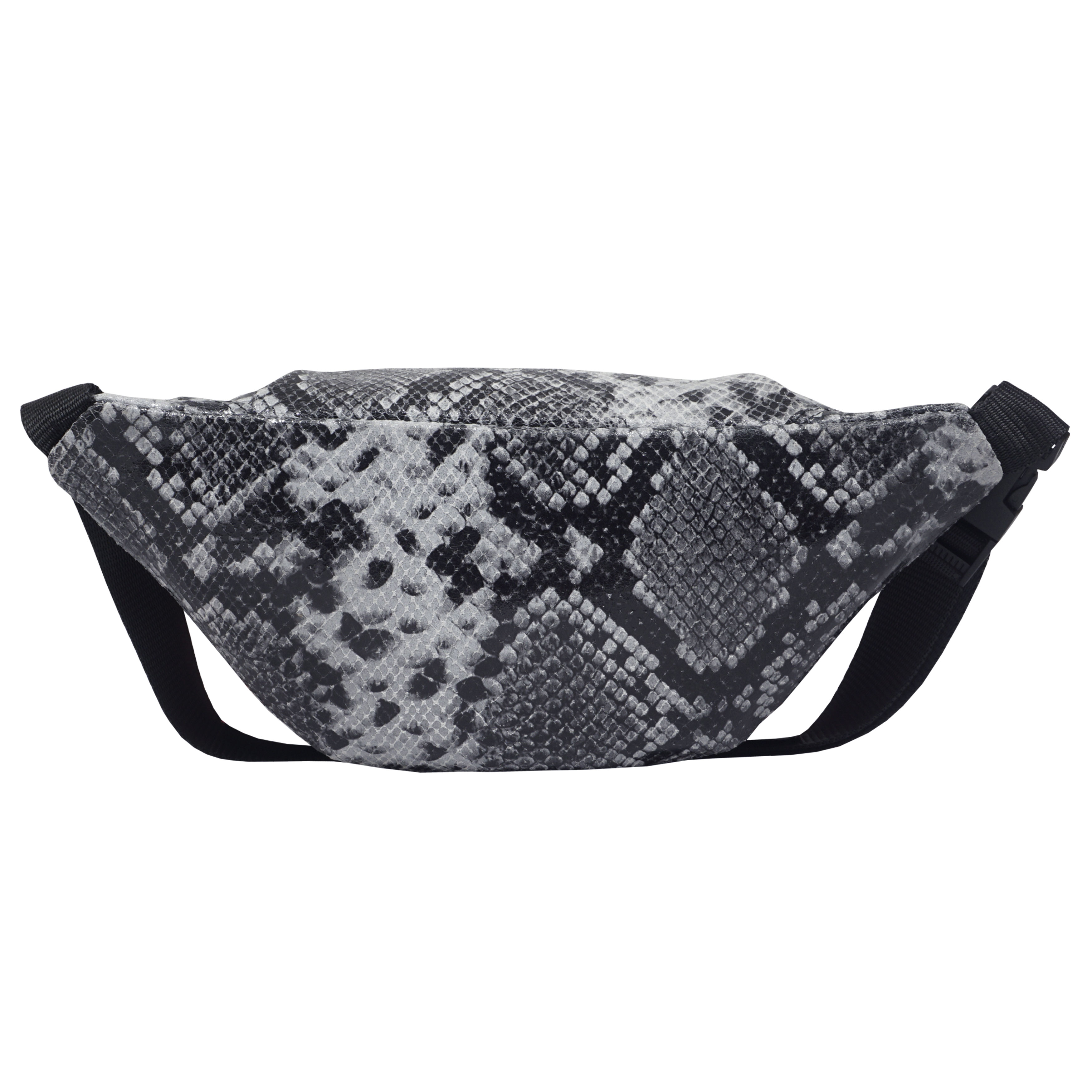 Black 'NOAH' Real Leather Bum Belt Bag, Image 4 of 6