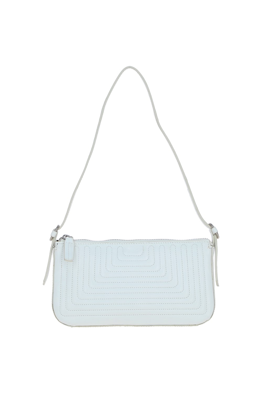White Ashwood Leather White 'Segreto Artigiano' Leather Shoulder Bag, Image 3 of 3