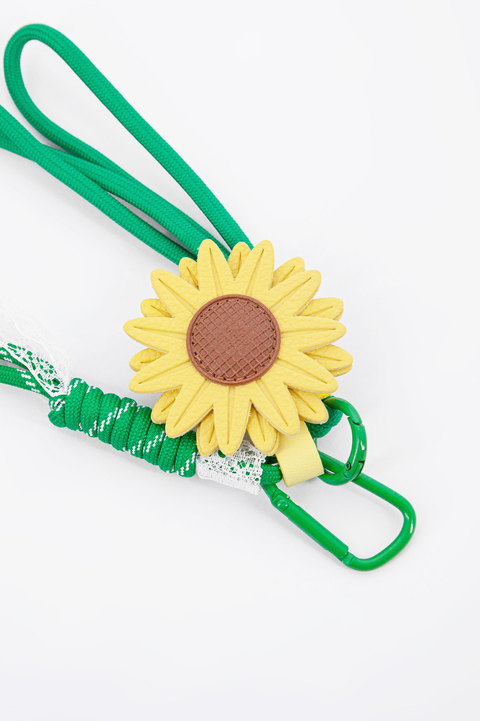 Yellow Sunflower Clip On Bag Charm, Image 2 of 3