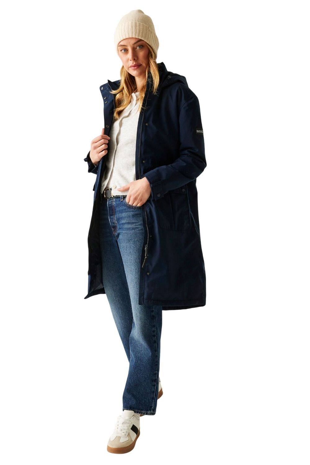 Navy Yannta Insulated Waterproof Jacket, Image 6 of 6