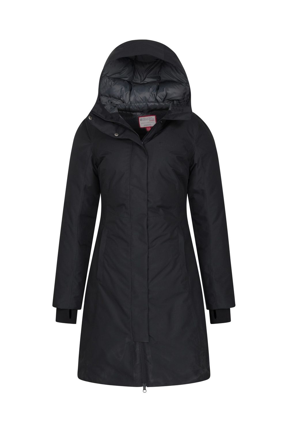 Black Polar Down Long Length Hybrid Jacket, Image 5 of 5