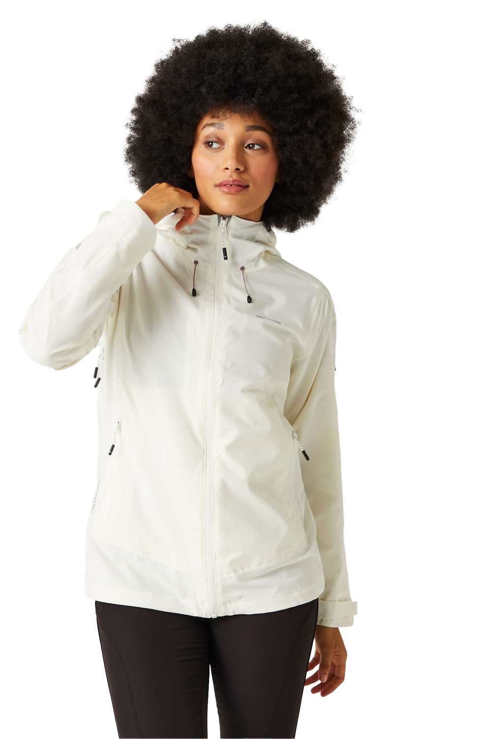 White Okara Waterproof Jacket, Image 4 of 6