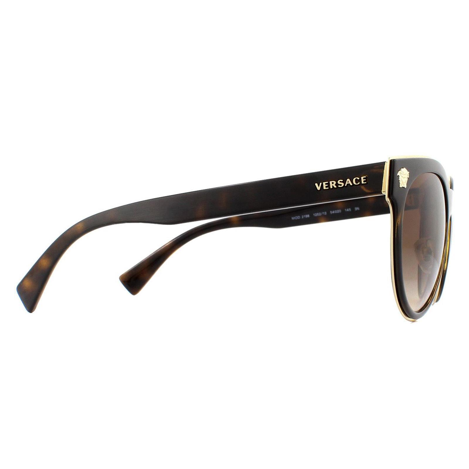 Brown Cat Eye Dark Havana Brown Gradient Sunglasses, Image 4 of 6