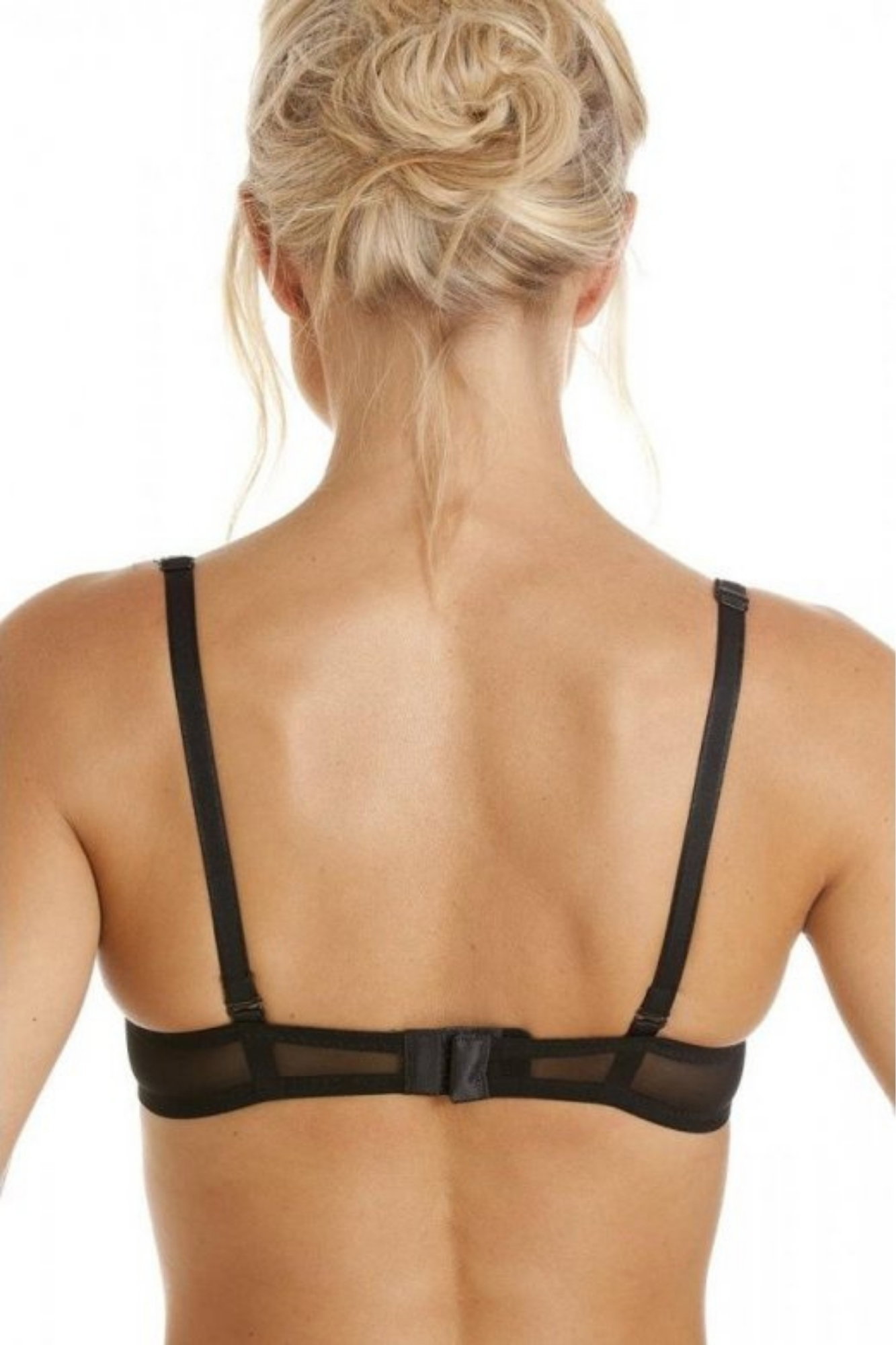 Black Camille Lingerie Black Underwired Padded Multiway T-Shirt Bra, Image 3 of 4