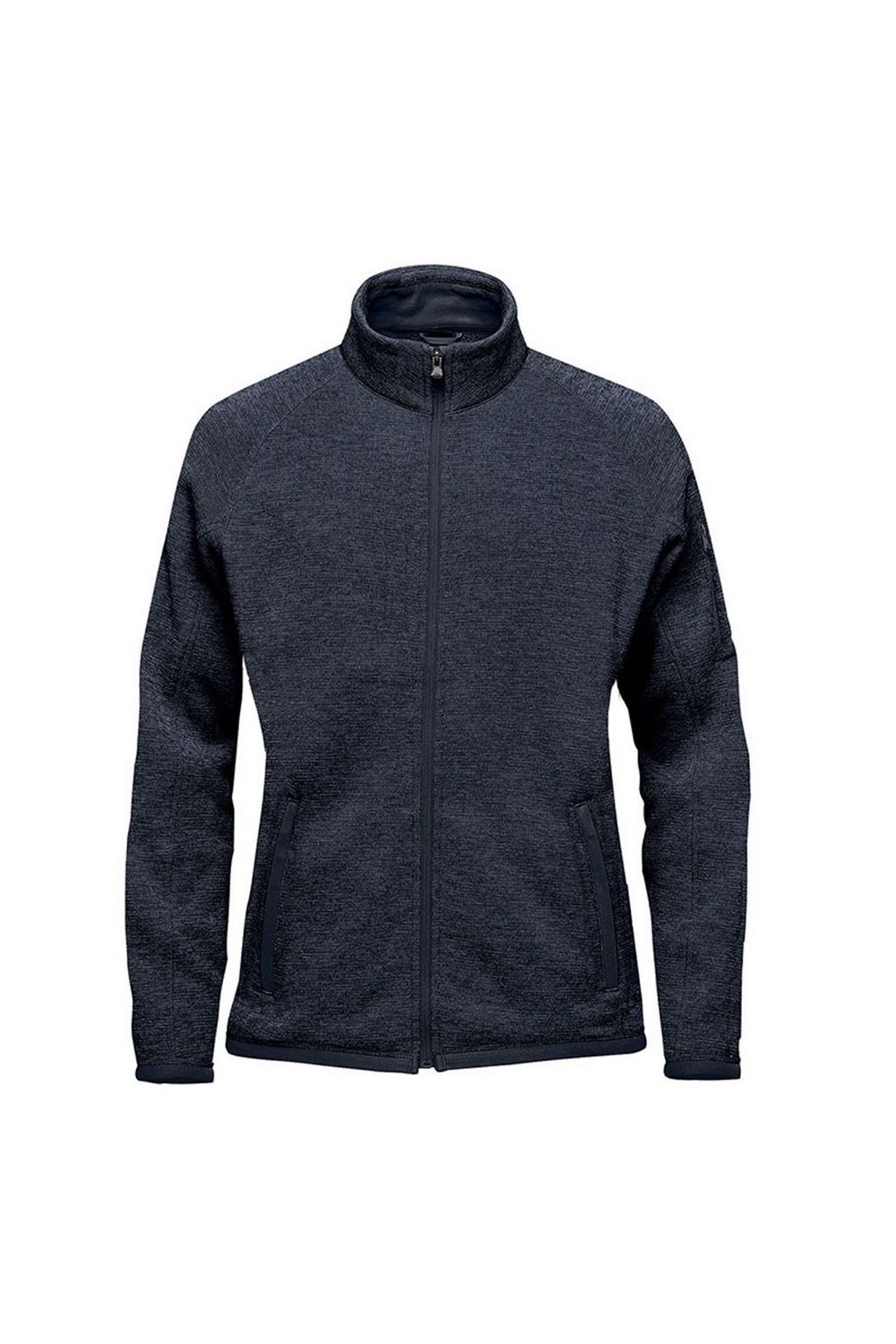 Navy Avalante Heather Full Zip Fleece Jacket, Image 1 of 4