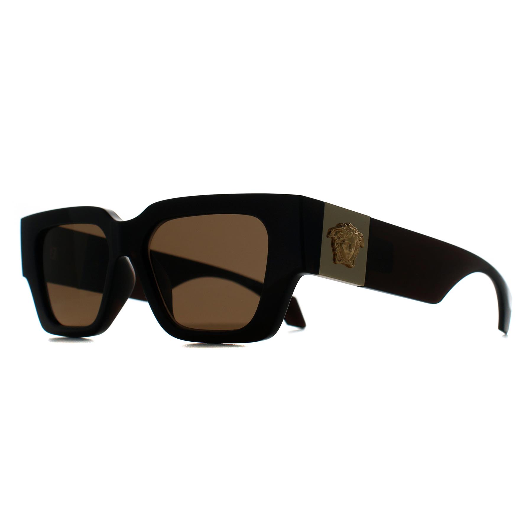 Brown Versace Brown Square Transparent Brown Brown VE4497U, Image 2 of 3