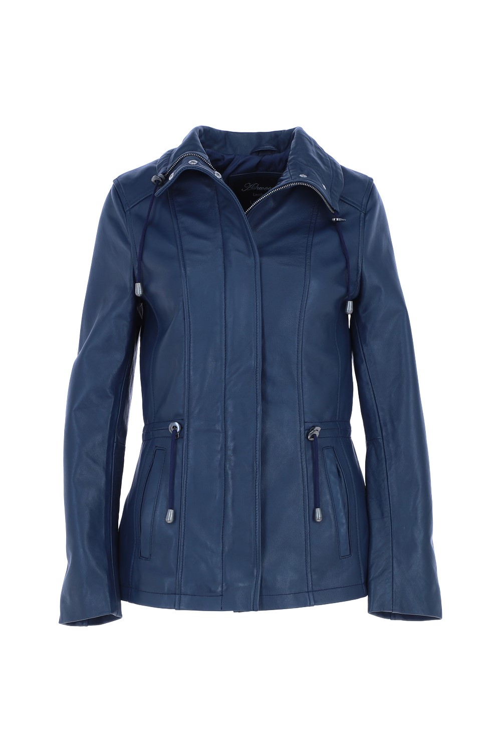 Navy Ashwood Leather Navy Versatile Real Leather Casual Jacket, Image 2 of 5