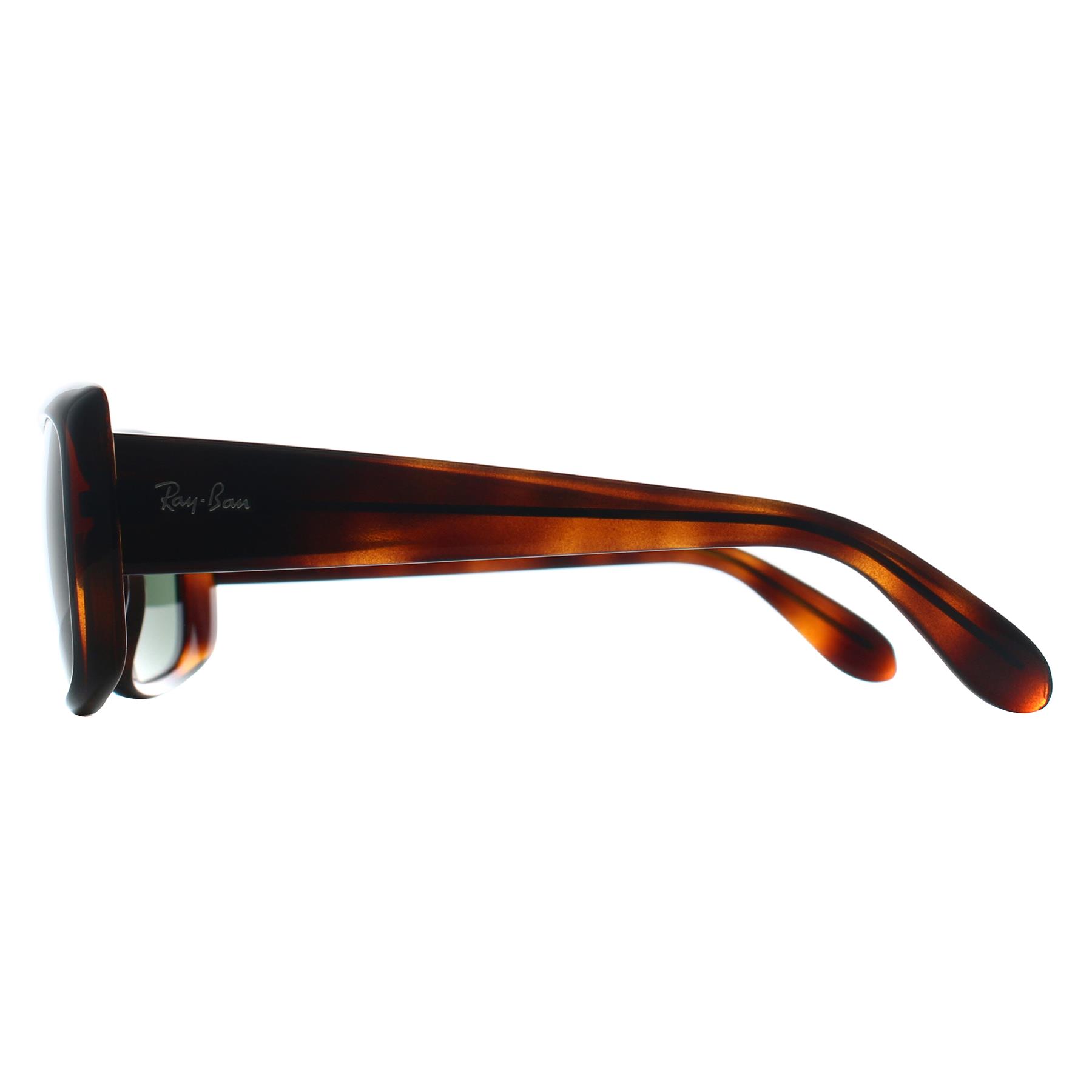 Brown Ray-Ban Brown Rectangle Polished Havana Green RB4389, Image 3 of 3