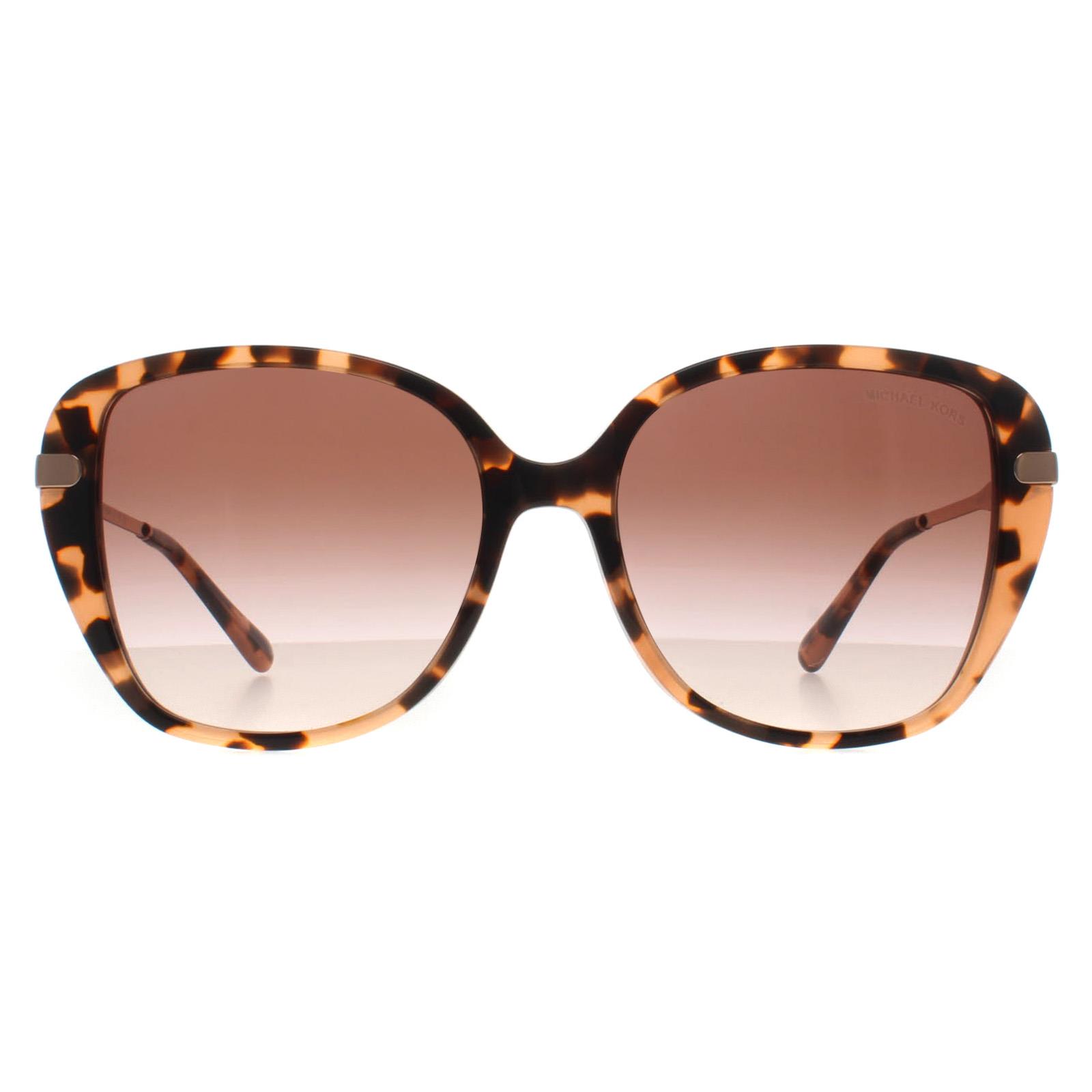 Brown Michael Kors Brown Square Pink Tortoise Brown Pink Gradient MK2185BU, Image 1 of 4
