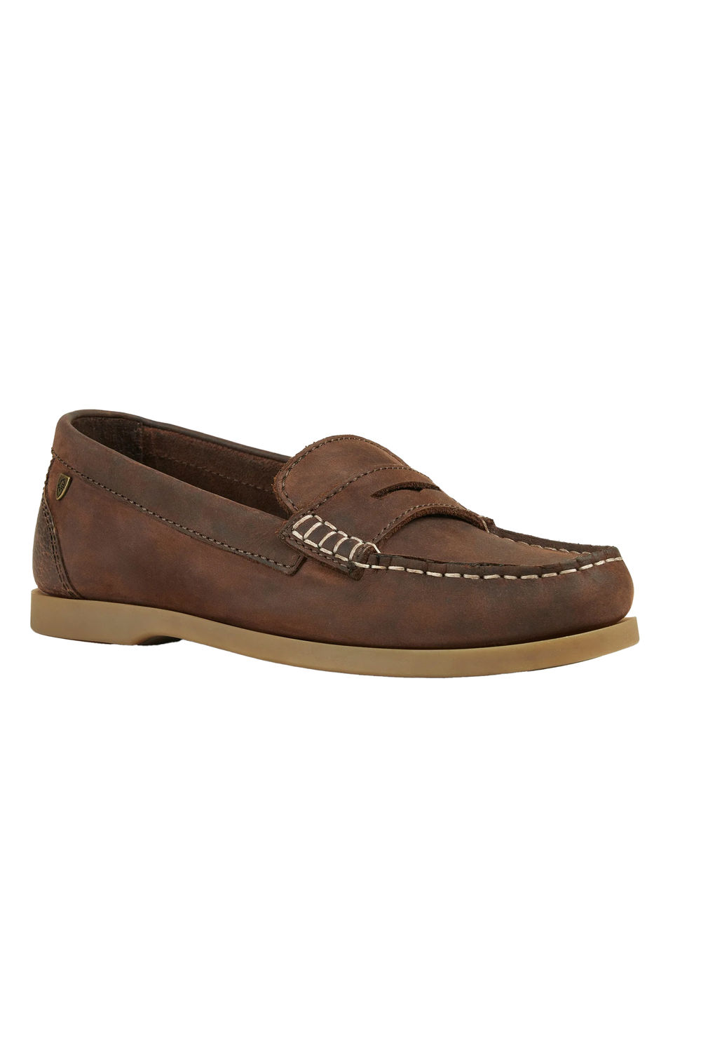 Brown Forli Leather Deck Shoes, Image 2 of 4