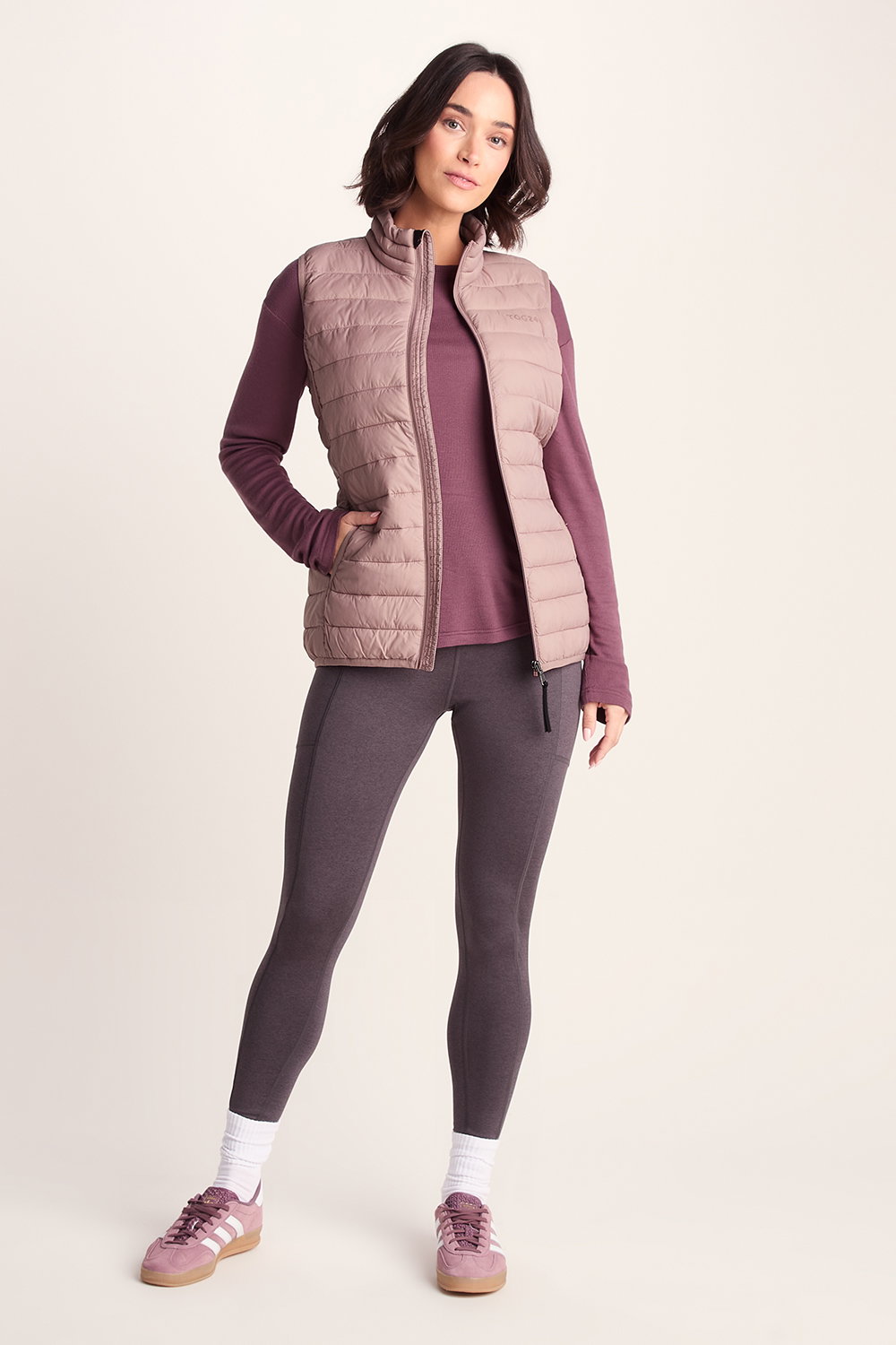 Pink Gibson Insulated Padded Gilet, Image 4 of 5