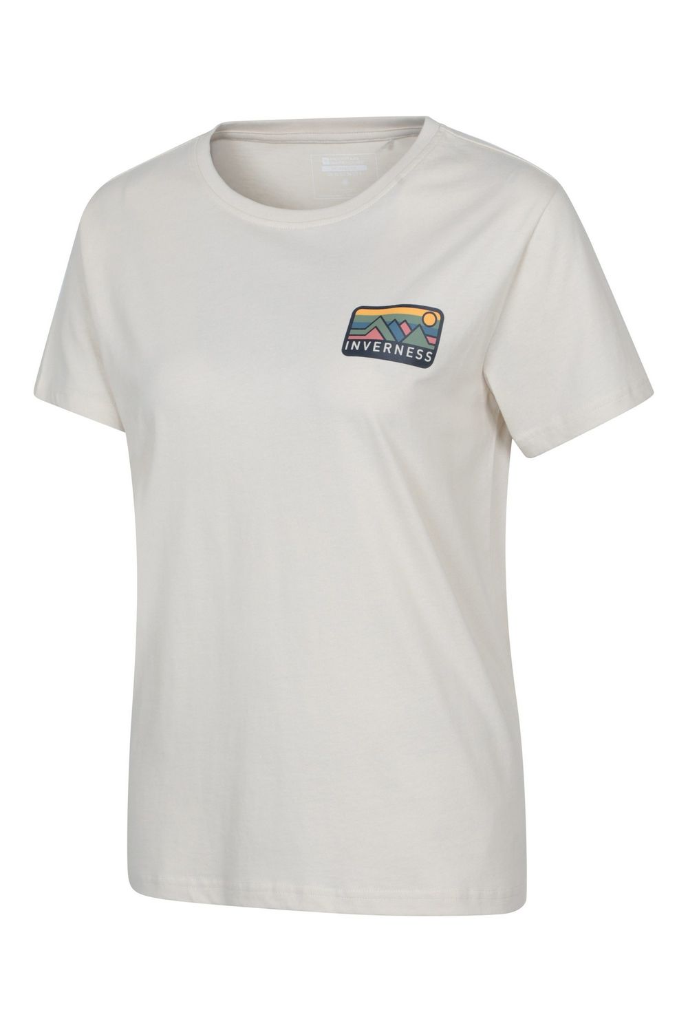 Beige Inverness Relaxed Fit Short Sleeved TShirt, Image 3 of 4