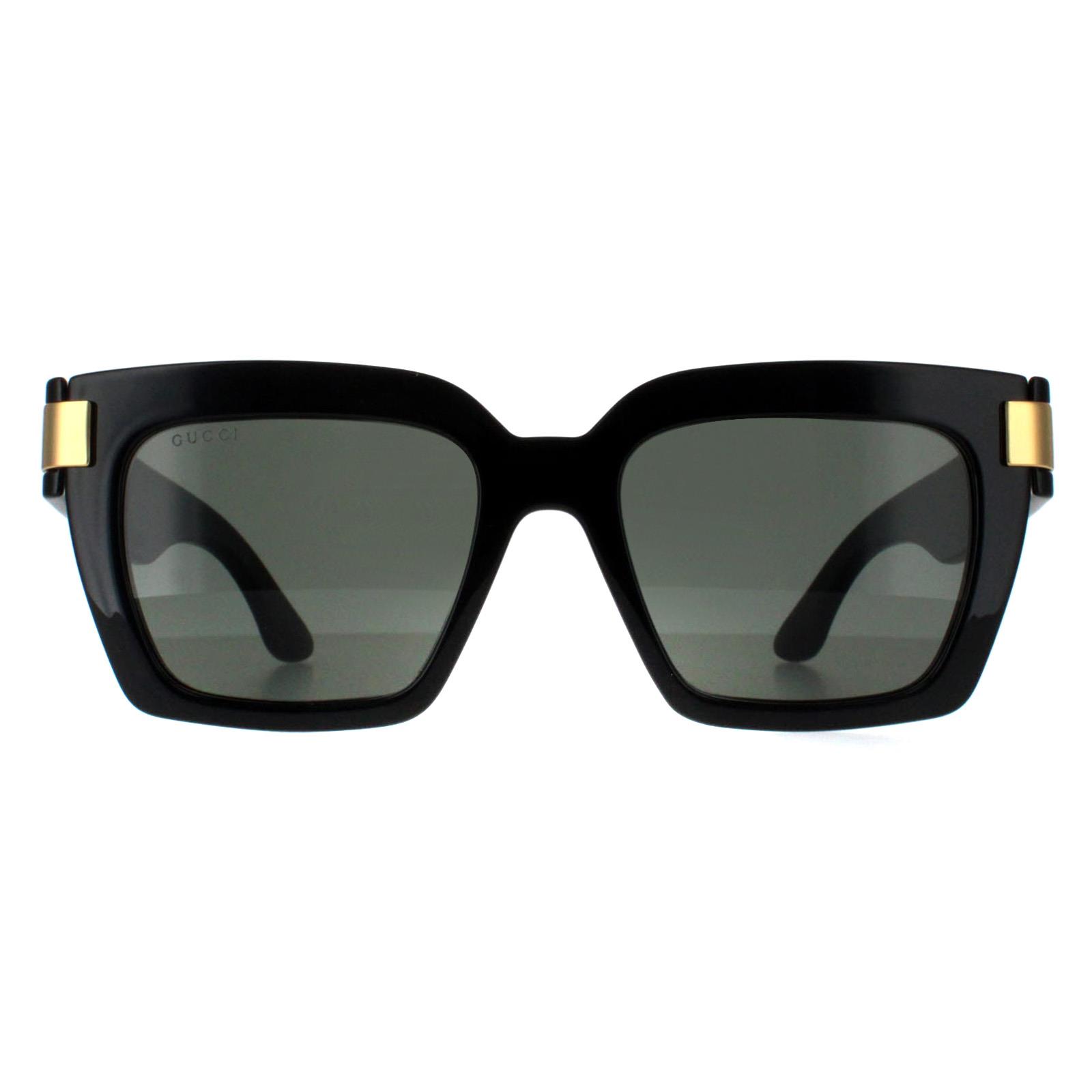 Black Square Black with Gold Grey GG1689S, Image 1 of 6