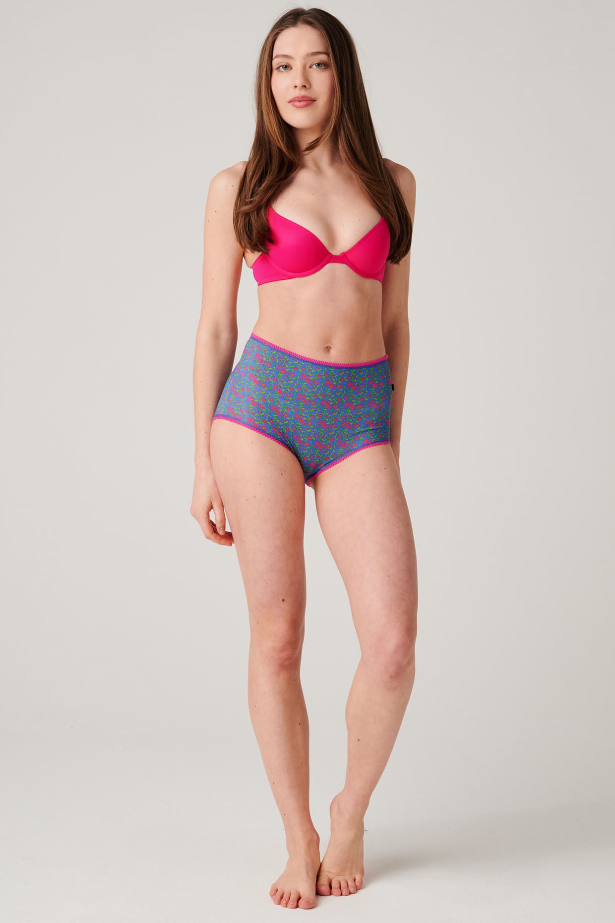 Multi Pack of Four "Boom Bloom!" Bamboo Full Briefs, Image 8 of 8