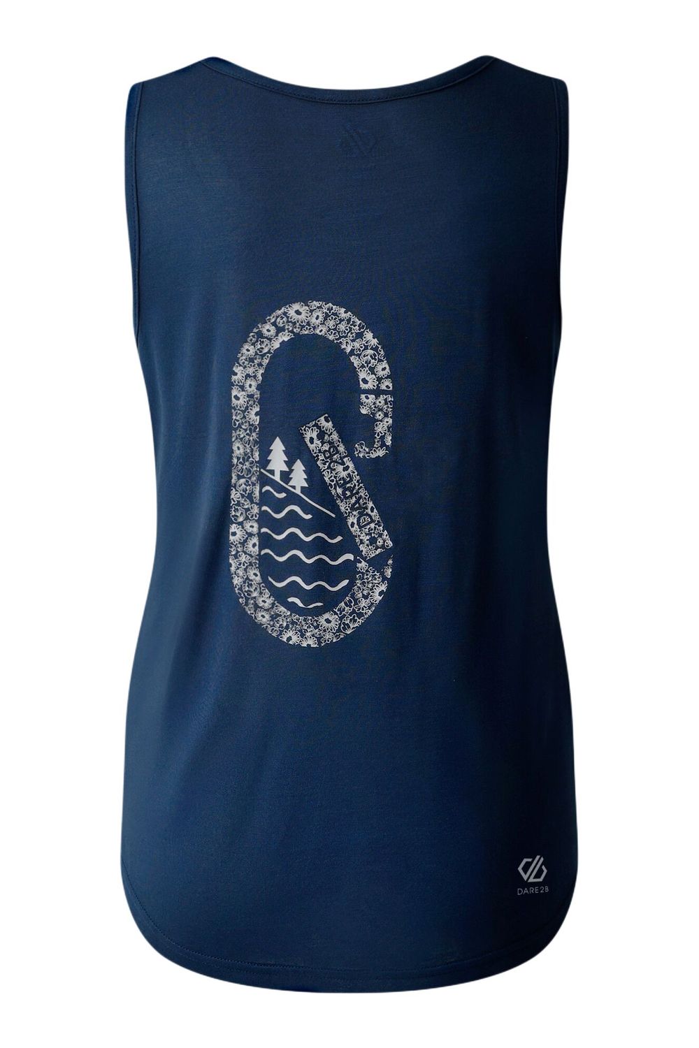 Denim Harmonic Back Print Vest Top, Image 2 of 4