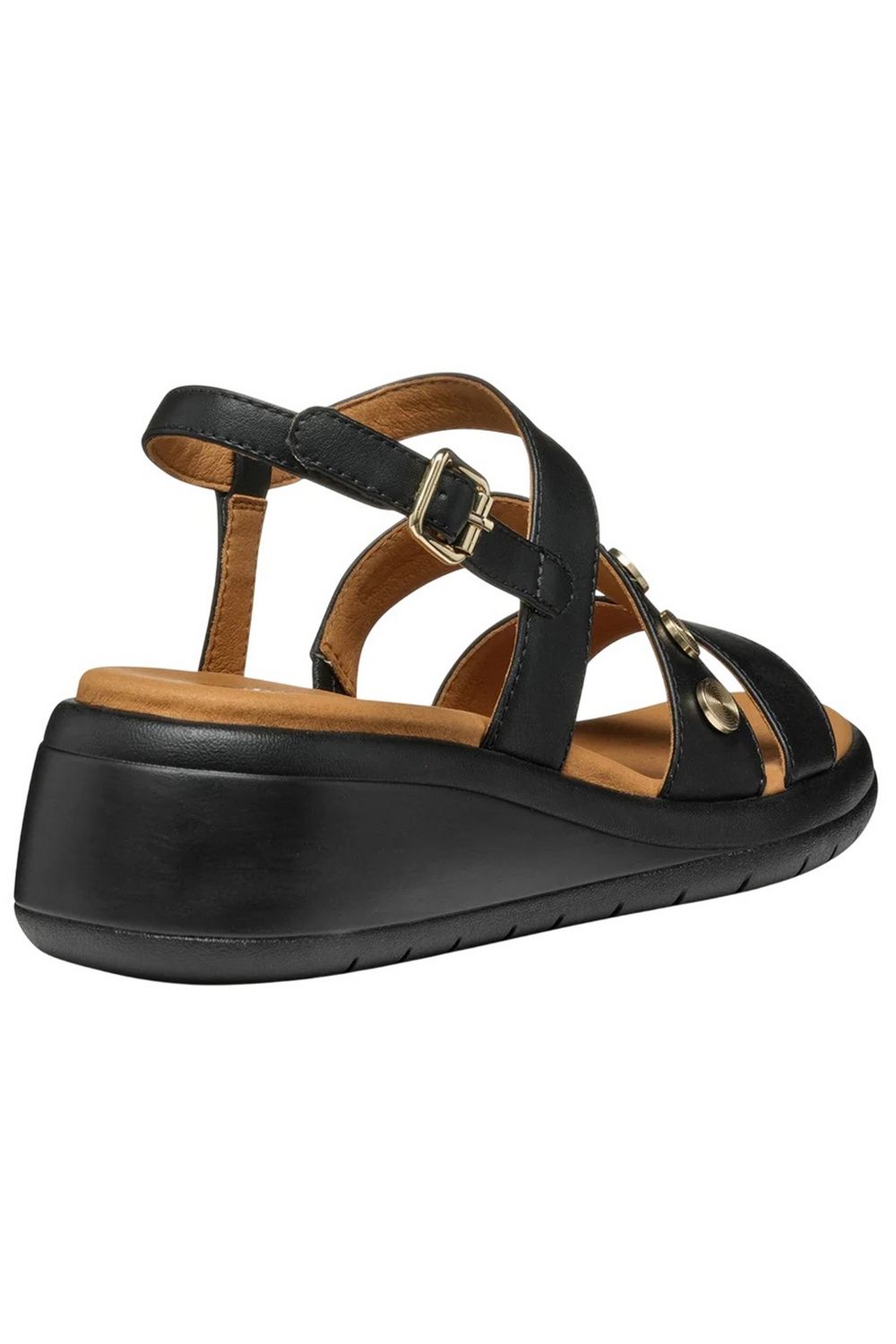 Black D Meliconia Sandals, Image 2 of 5