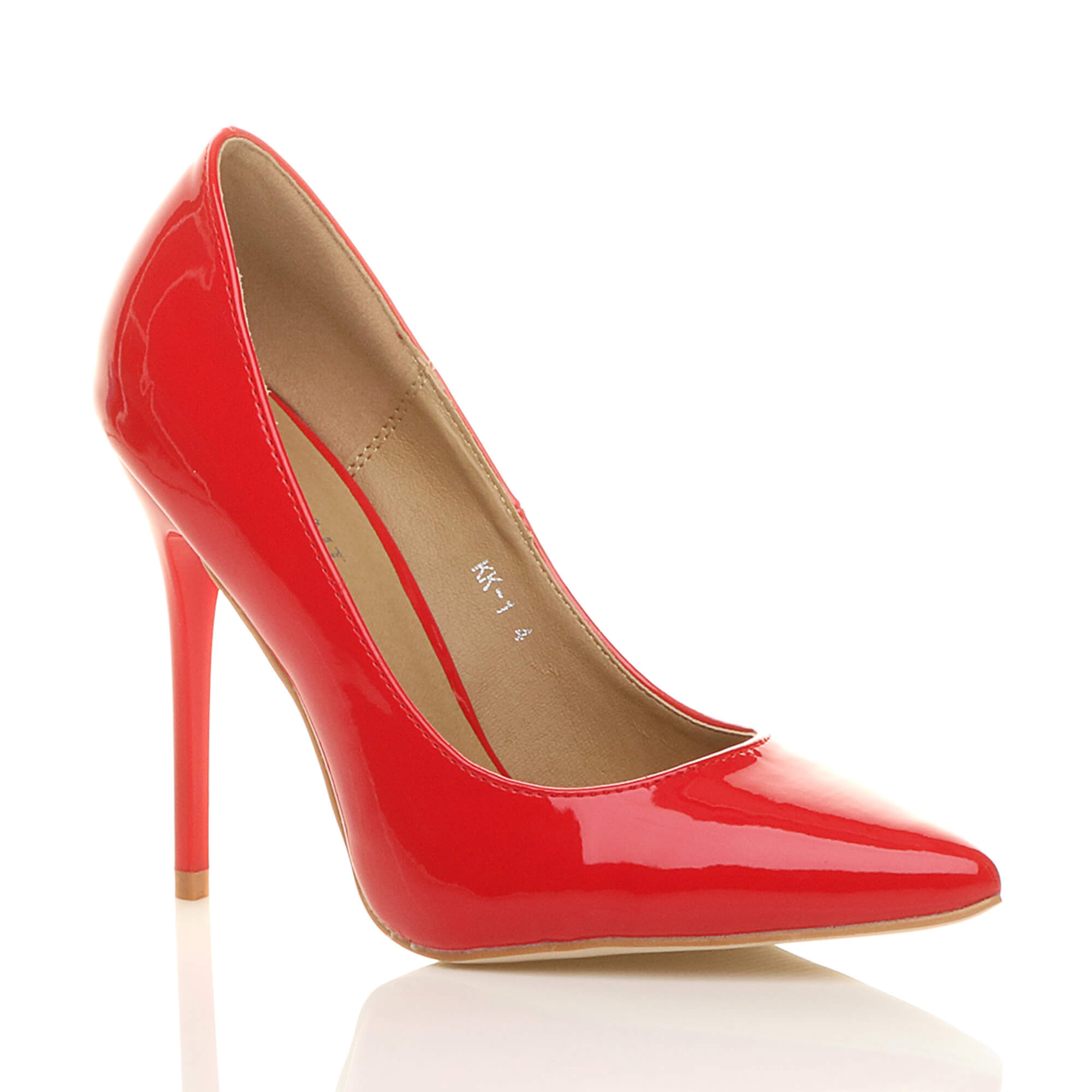 Black High Heel Stiletto Pointed Toe Court Shoes