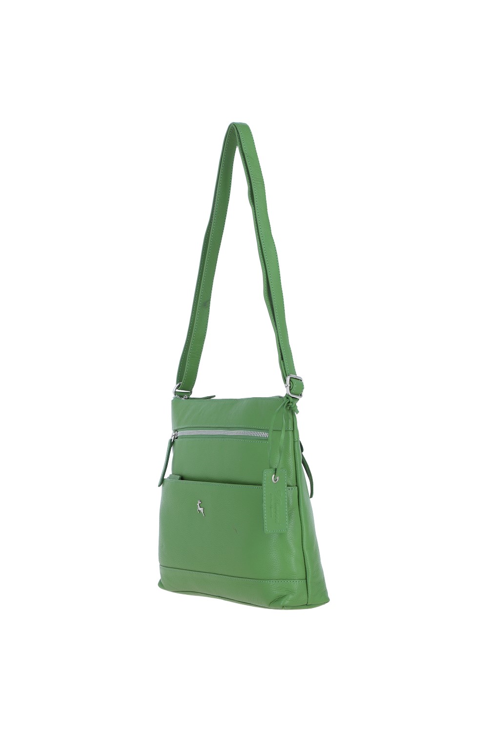 Green Ashwood Leather Green 'Derby' Stylish Real Leather Shoulder Bag, Image 3 of 5
