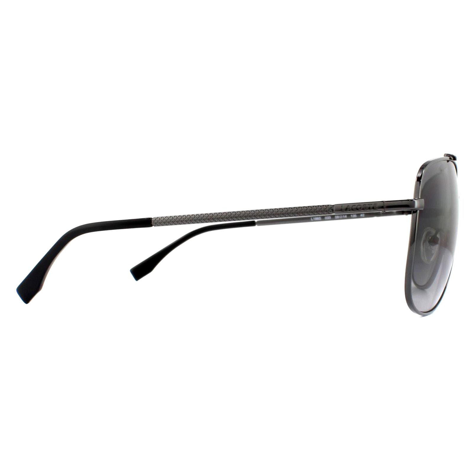 Aviator Gunmetal Grey Gradient Sunglasses, Image 4 of 4