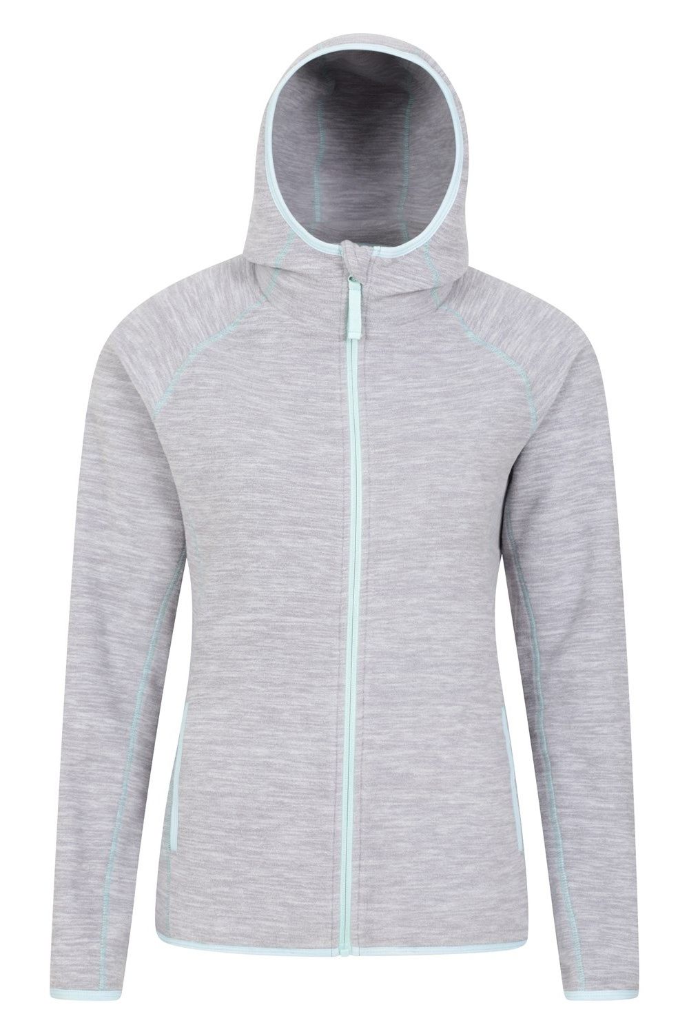 Blue Lleyn Ii Melange Full Zip Hoodie