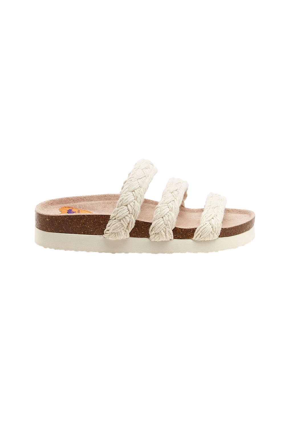 Natural Ashley Braided Sandals, Image 3 of 4