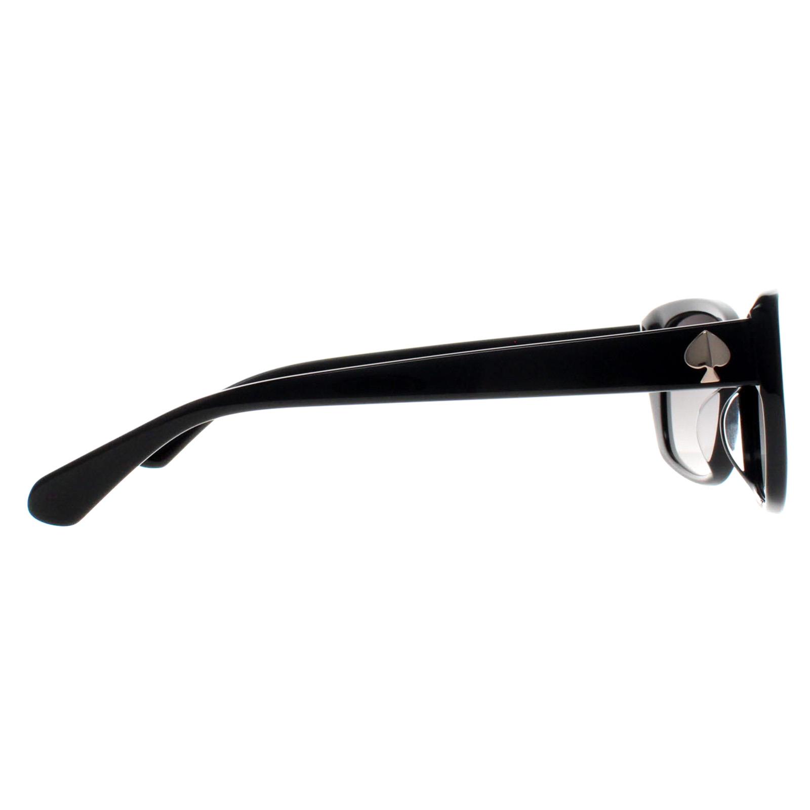 Black Kate Spade Black Rectangle Black Gray Gradient Polarized Kenzie/G/S, Image 4 of 4