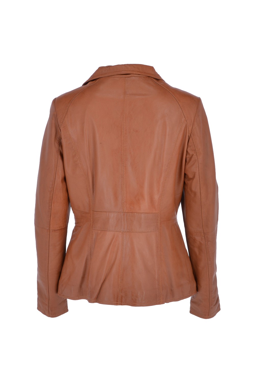 Tan Ashwood Leather Tan 'Juliet' Real Leather Jacket, Image 3 of 4