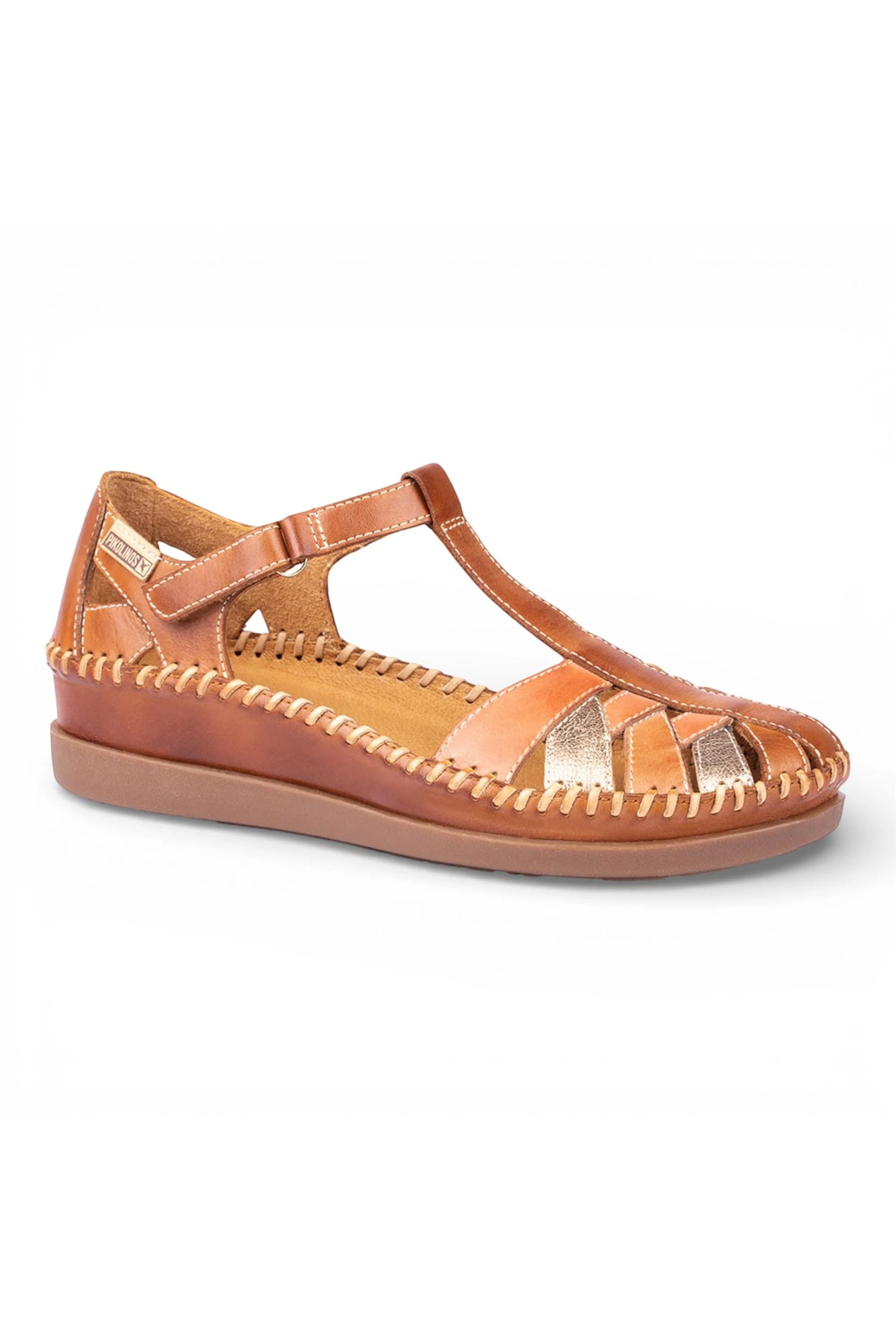 Brown Womens Soft Semi-Open Sandal-W8K-0705C1, Image 2 of 8