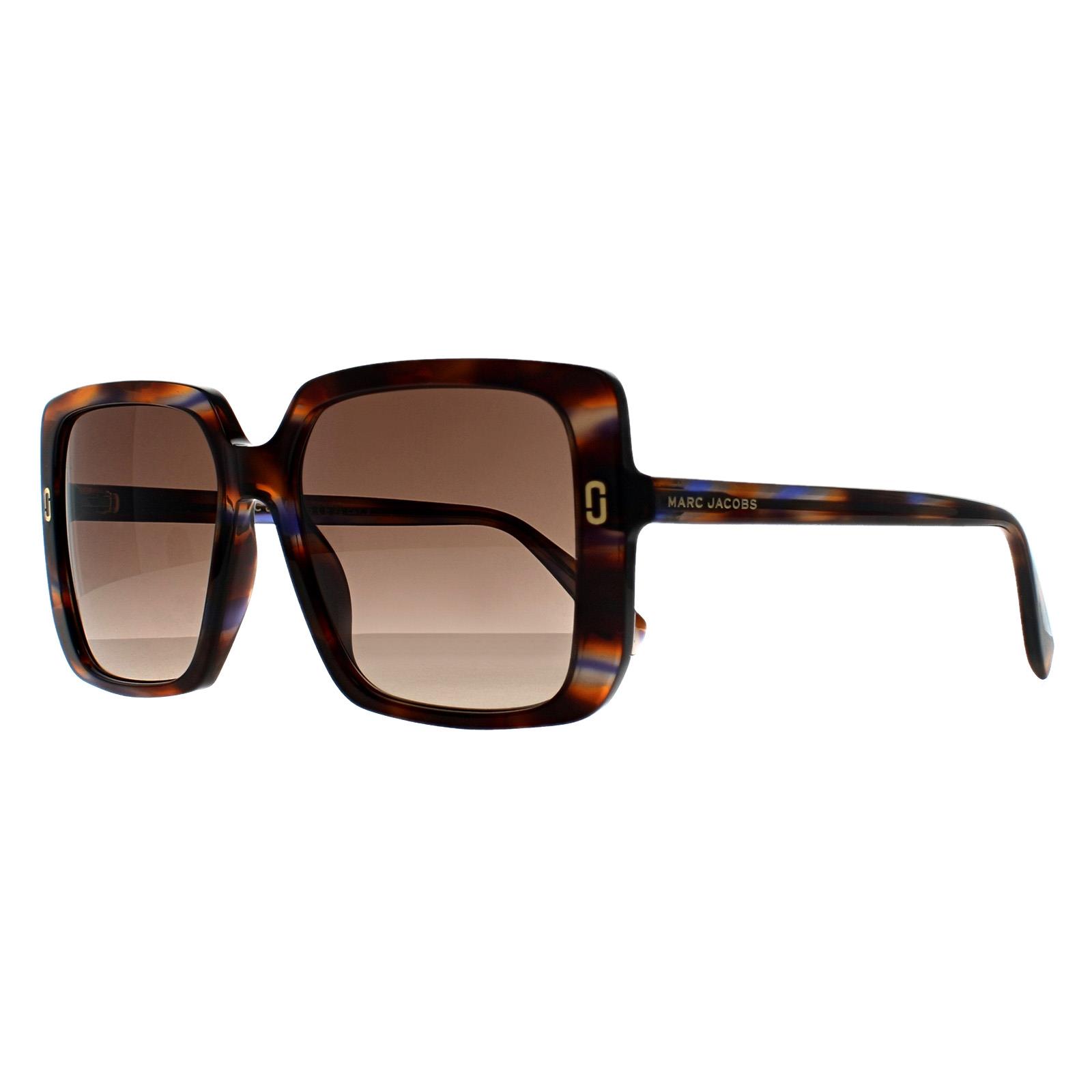 Brown Marc Jacobs Brown Square Horn Brown Gradient MJ 1121/S, Image 2 of 3