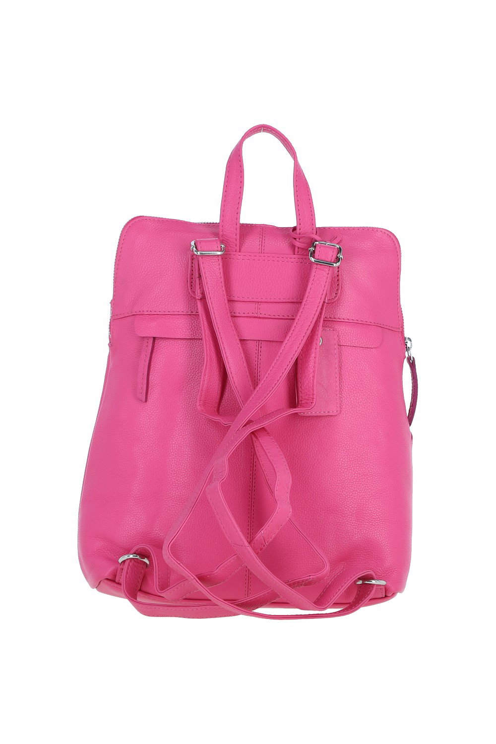 Pink Ashwood Leather Pink 'Westminster' Real Leather Backpack, Image 3 of 4