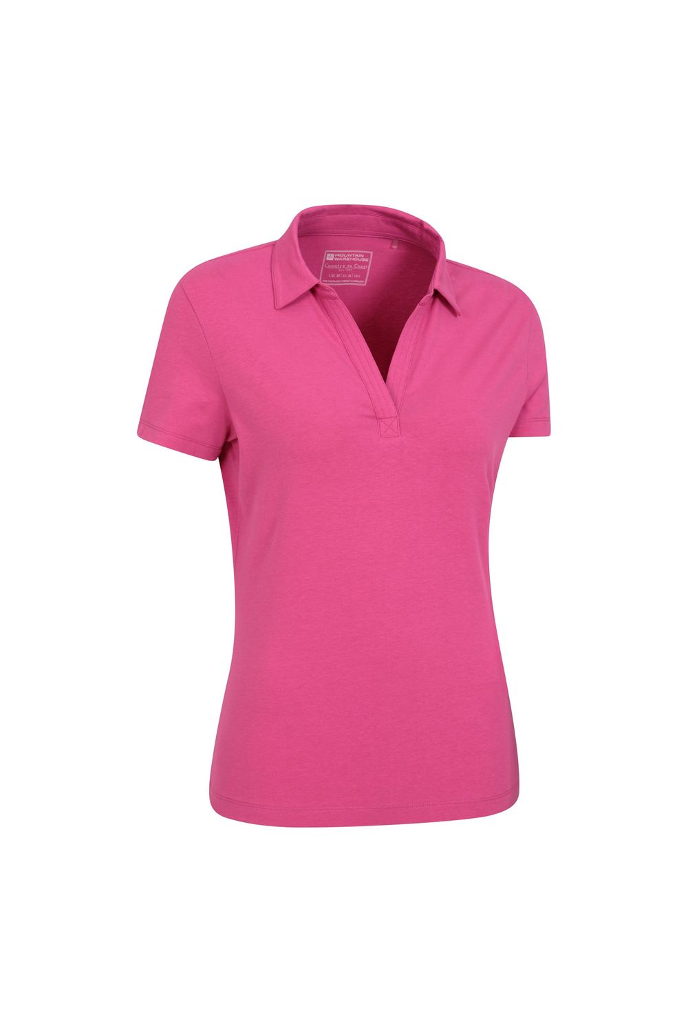 Pink UV Protection Polo Shirt, Image 4 of 4