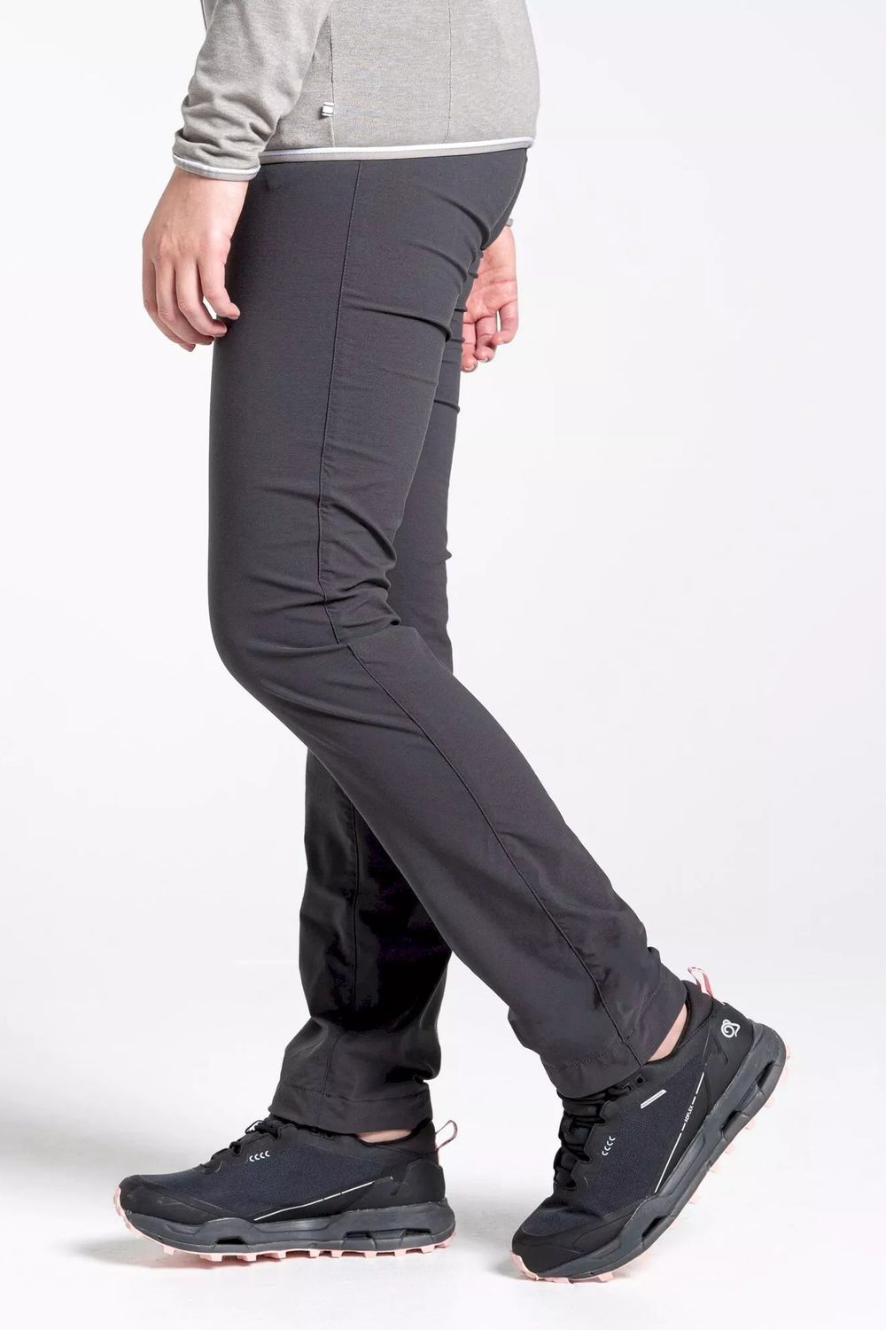 Charcoal NosiLife Pro Slim Trousers, Image 4 of 6