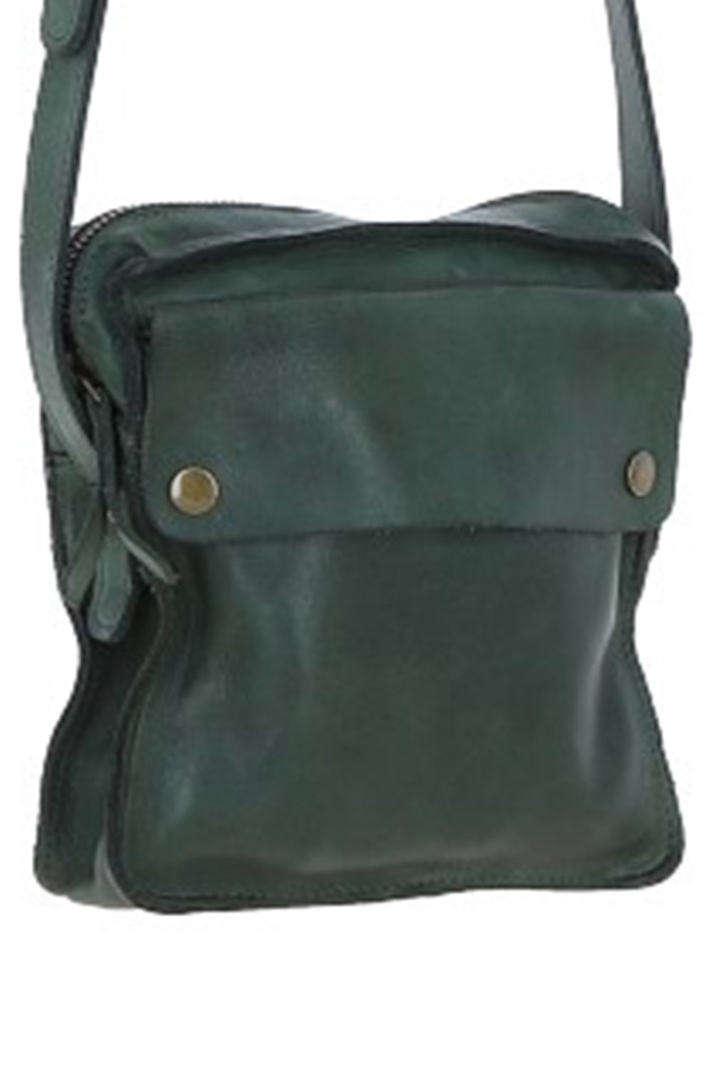 Green Real Leather Cross Body Bag, Image 3 of 6
