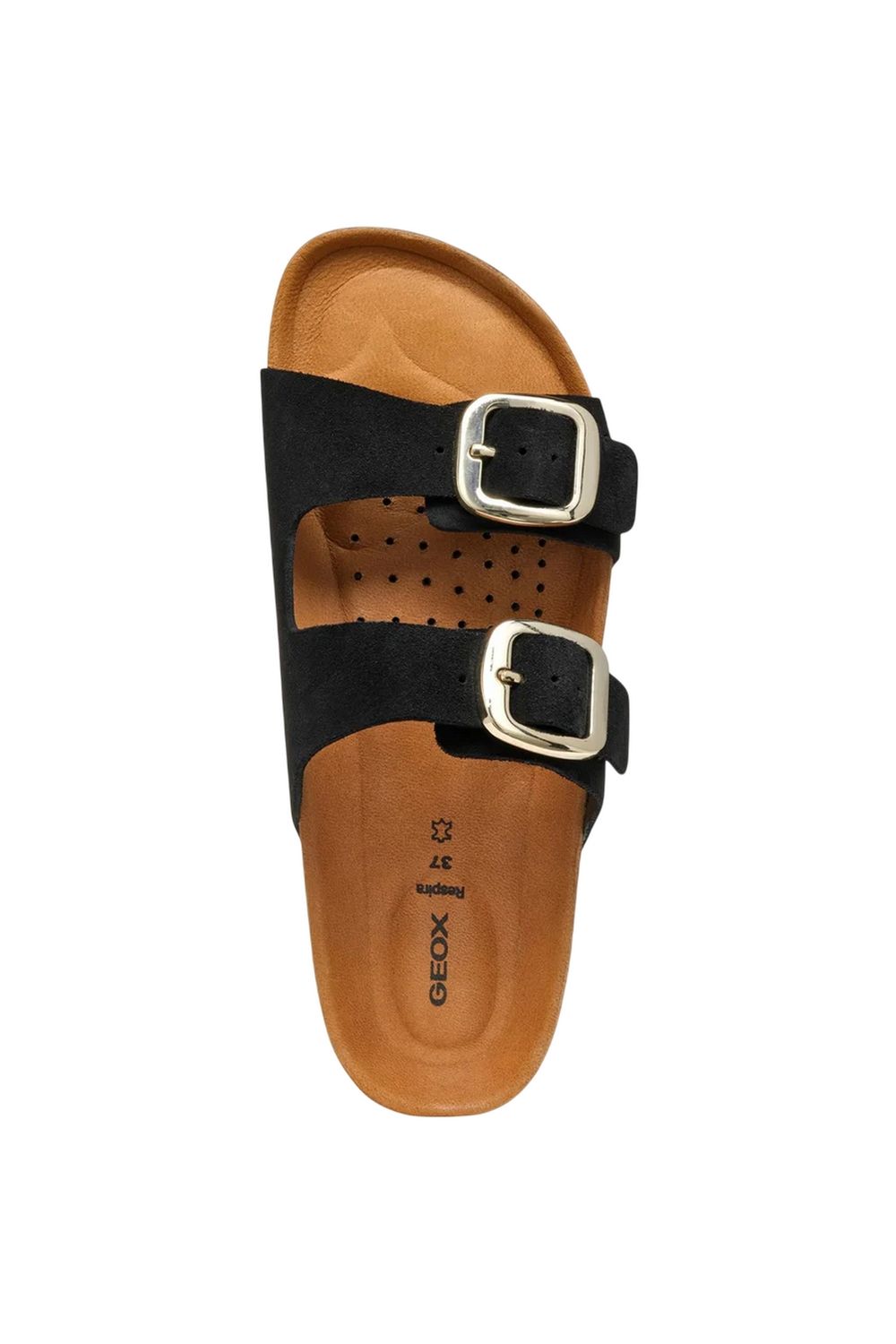 Black D Brionia H Leather Sandals, Image 4 of 5