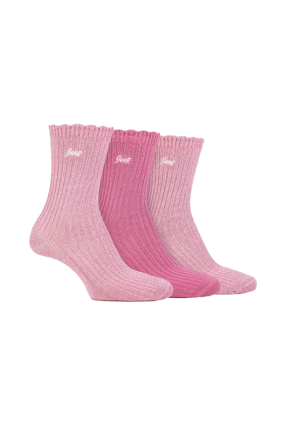Pink 3 Pack Super Soft Bamboo Socks, Image 1 of 3