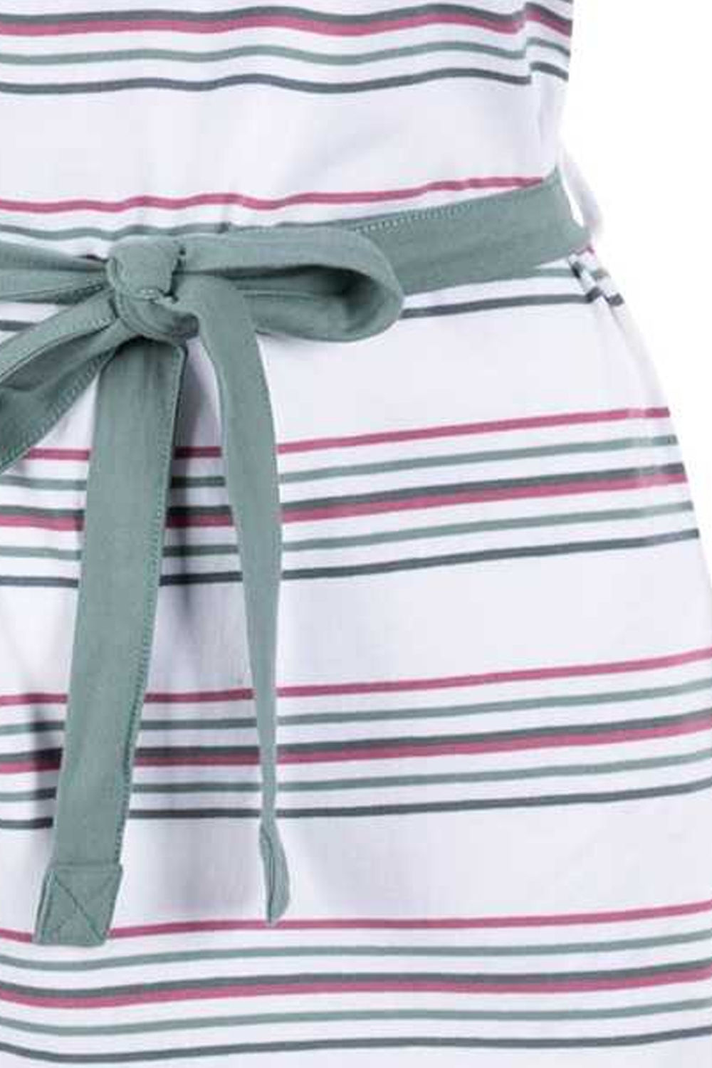 Multi Lidia Round Neck Cotton Dress, Image 4 of 5