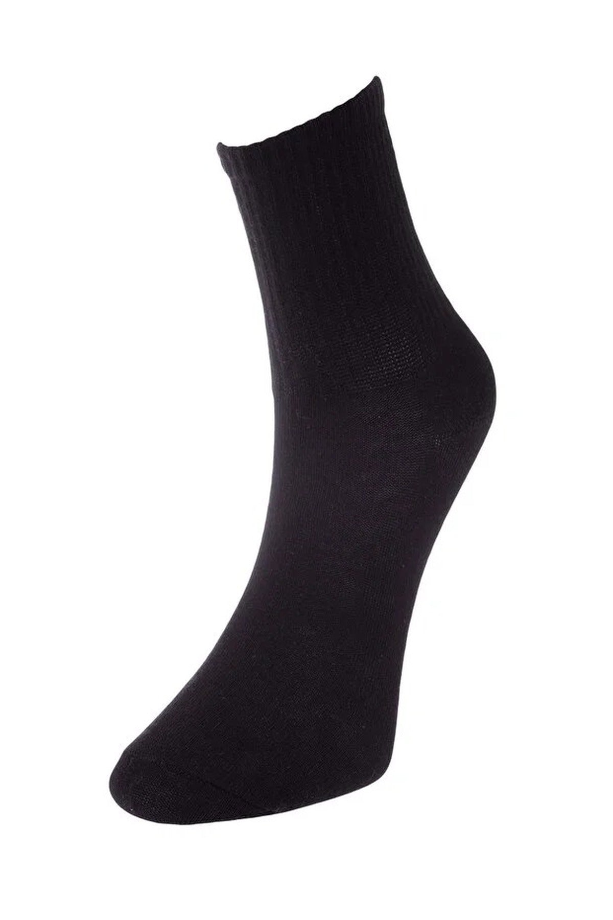 Multi 6 Pack Cotton Ribbed Knit Crew Socks, Image 4 of 5