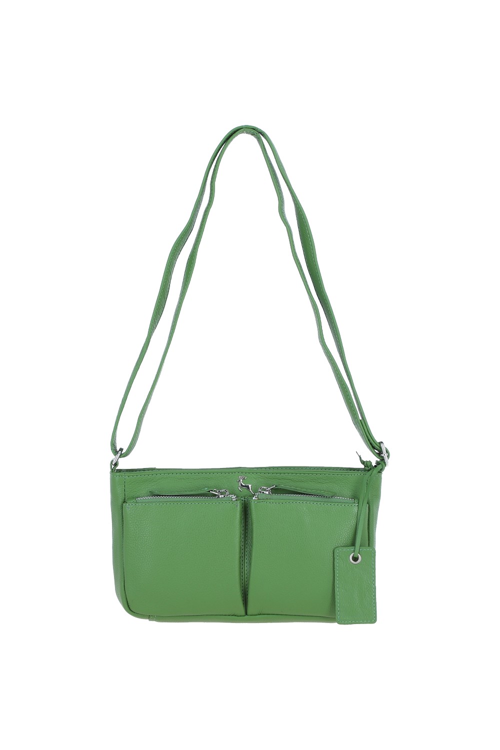 Green 'Iverness' Real Leather Crossbody Bag, Image 2 of 5