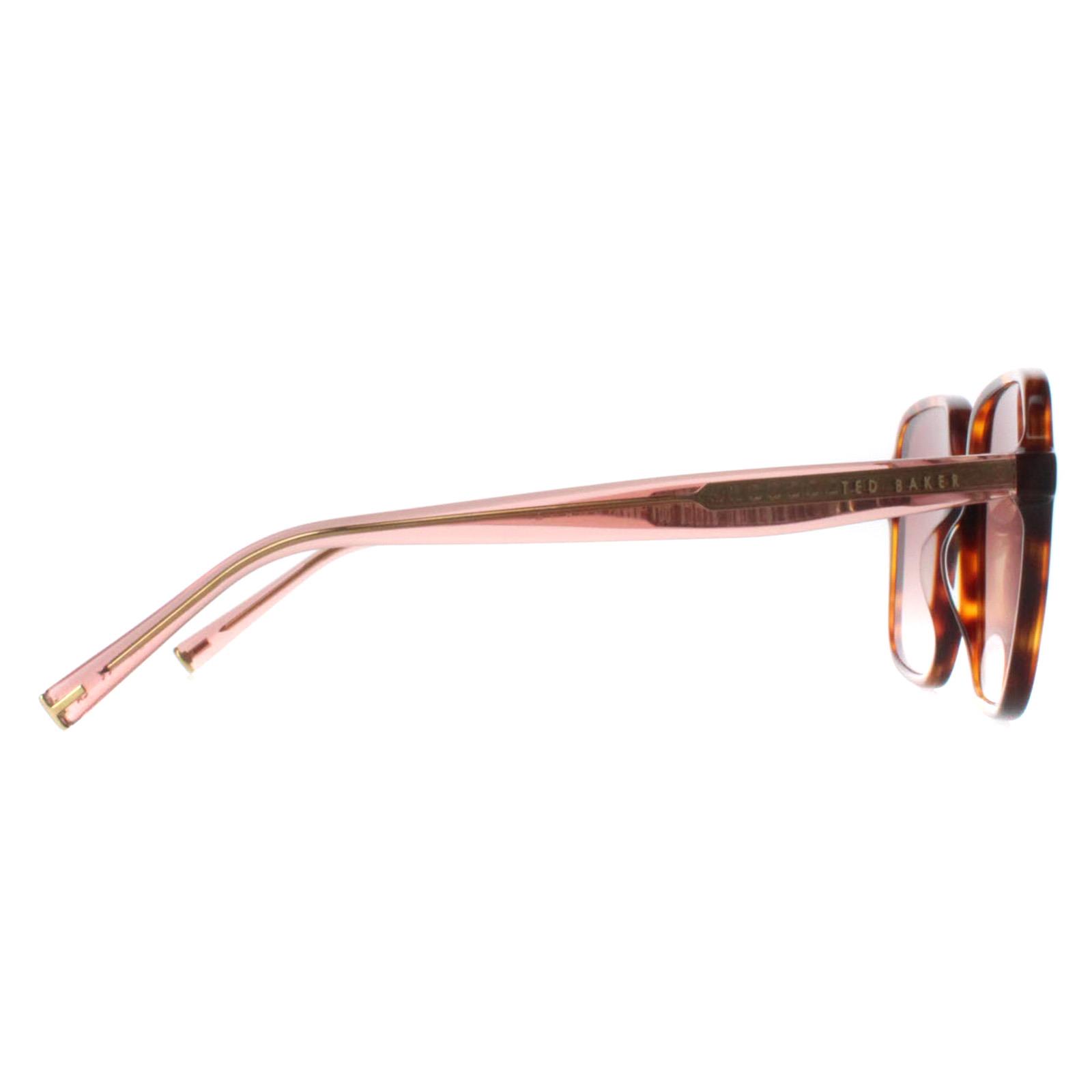 Brown Ted Baker Brown Square Tortoise Pink Gradient TB1688, Image 4 of 4
