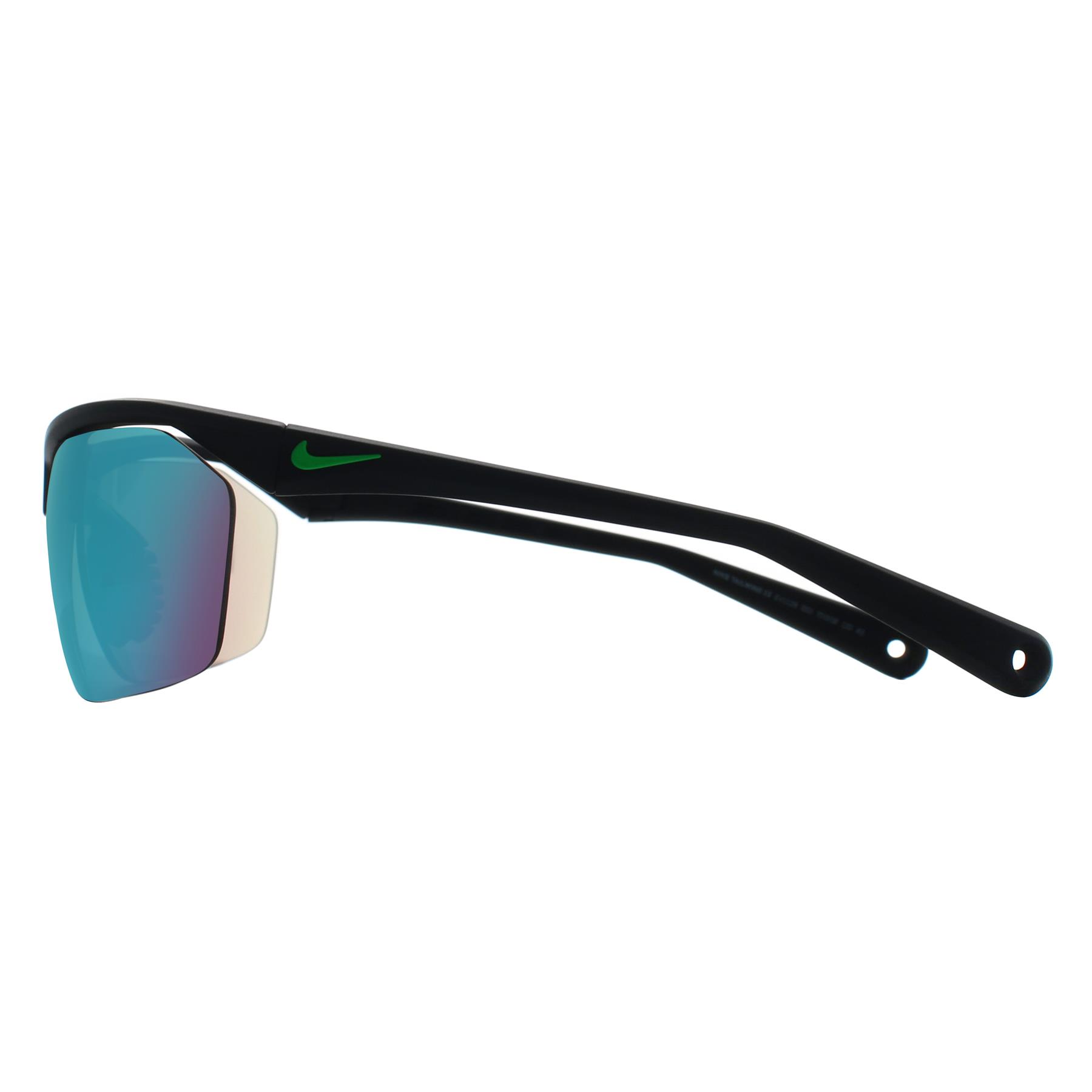 Black Nike Black Shield Matte Black Grey Green Mirrored Tailwind 12 EV1128, Image 3 of 3