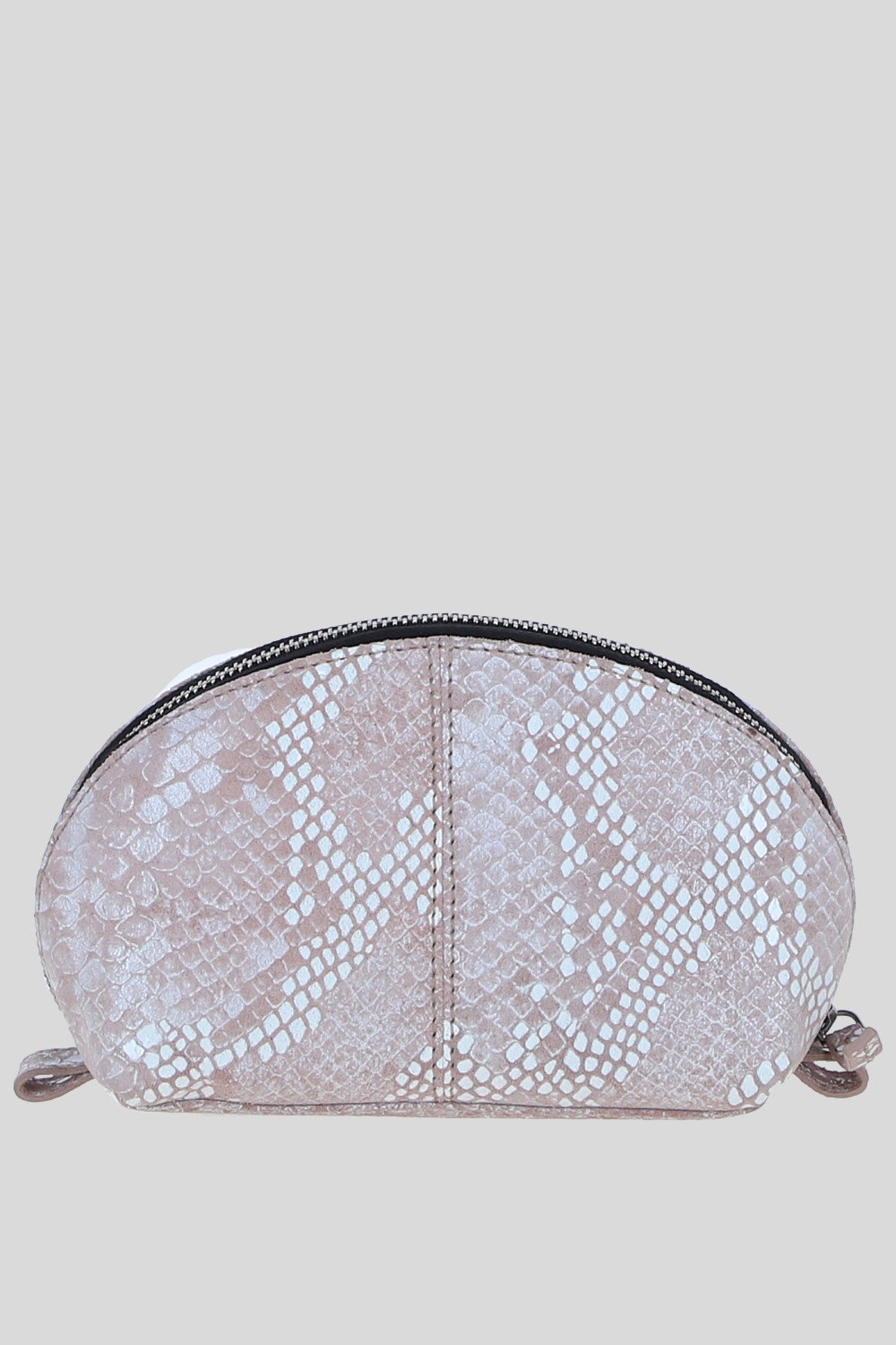 Light Pink 'Philippa' Real Leather Makeup Bag, Image 3 of 4