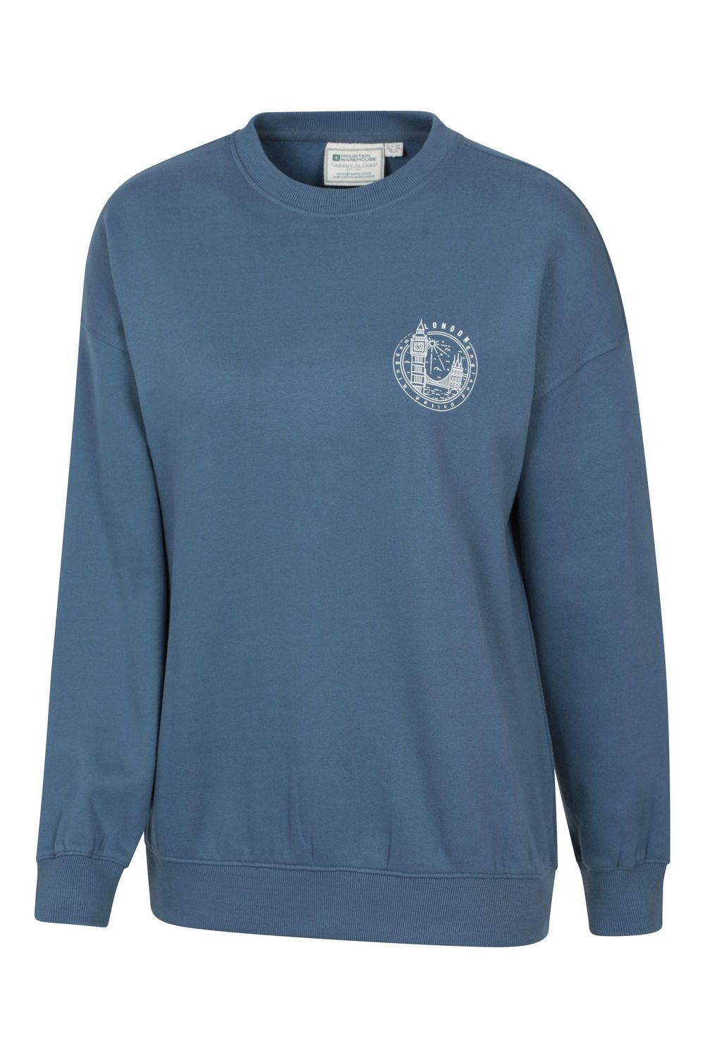 Navy London Graphic Sweatshirt, Image 3 of 4